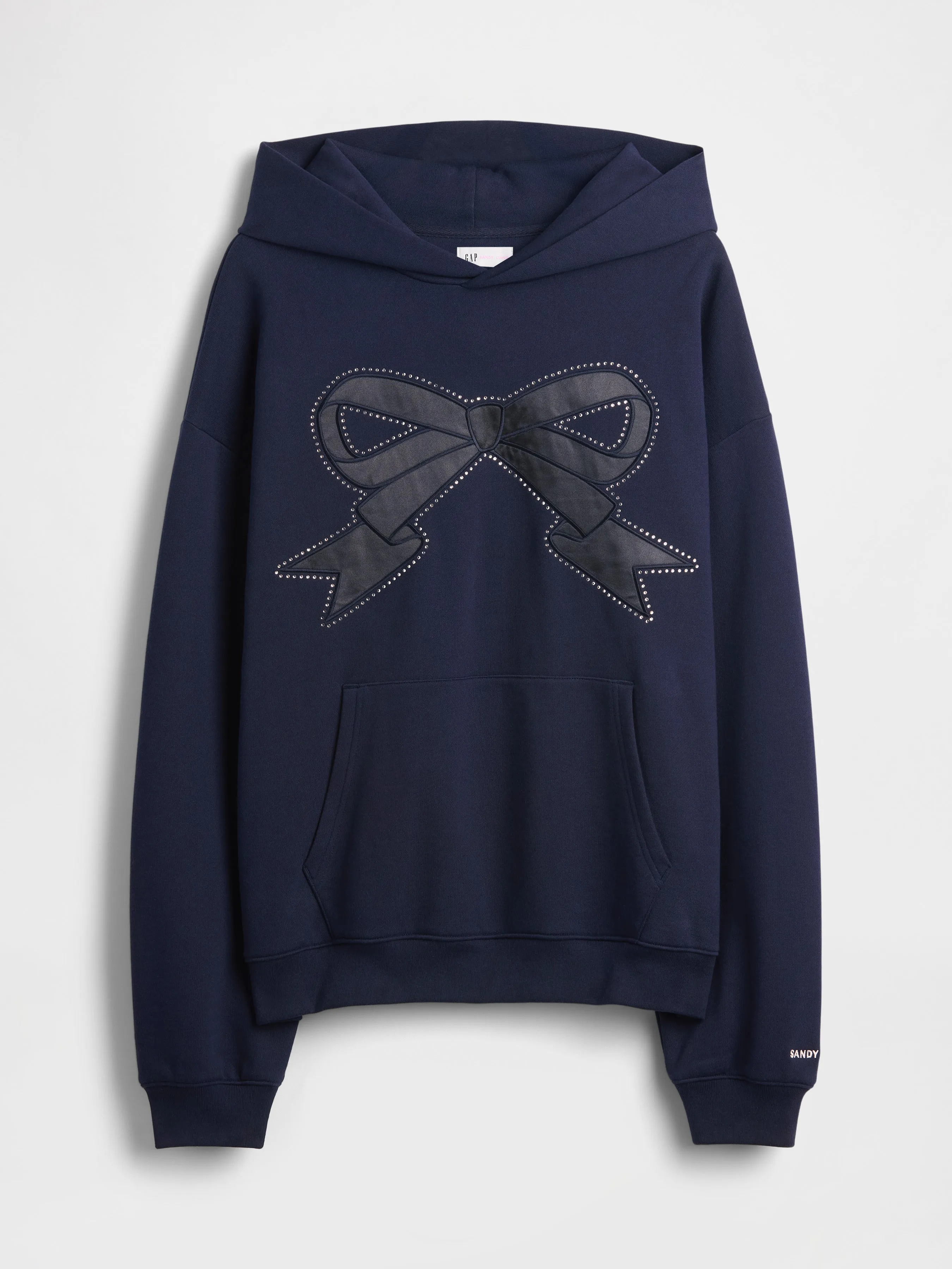 HEAVYWEIGHT BOW OVERSIZED HOODIE sold by Sandy Liang