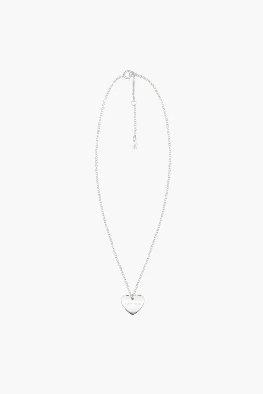 STERLING SILVER HEART TAG NECKLACE sold by Sandy Liang