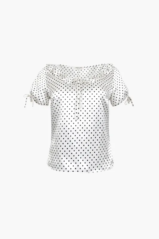 NICKIE TOP sold by Sandy Liang