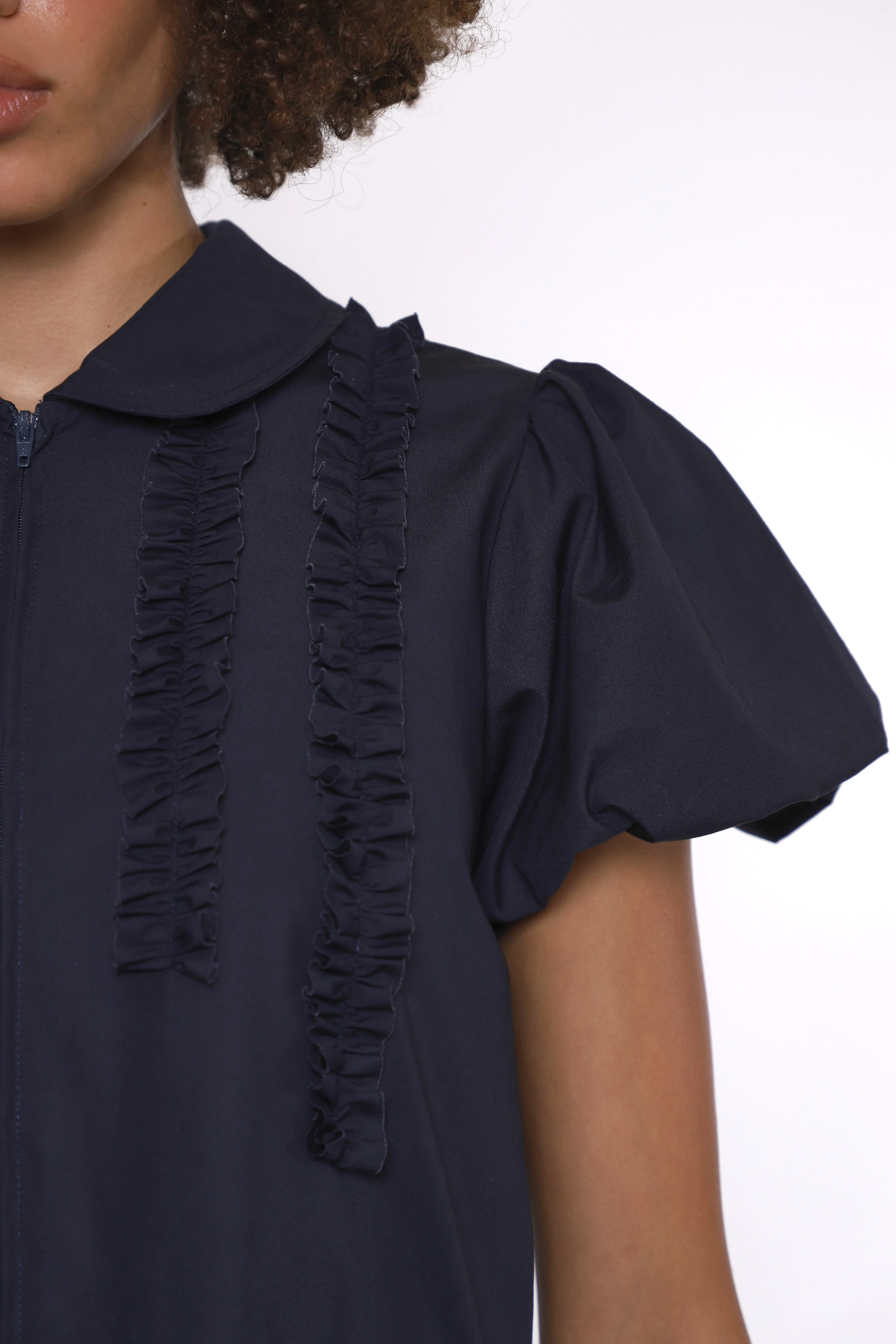 ENSEMBLE DRESS IN NAVY sold by Sandy Liang product image thumbnail 3