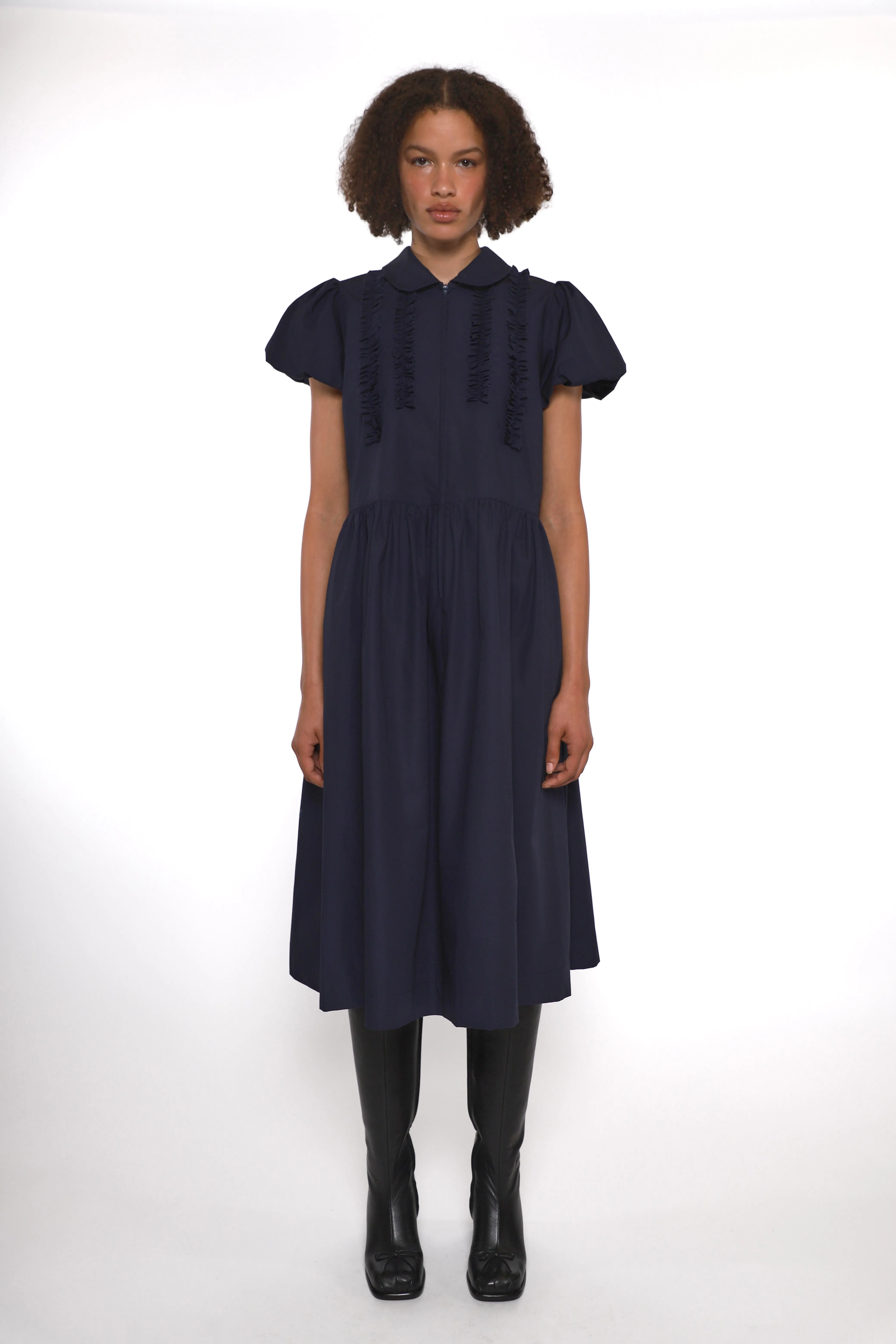 ENSEMBLE DRESS IN NAVY sold by Sandy Liang product image thumbnail 2