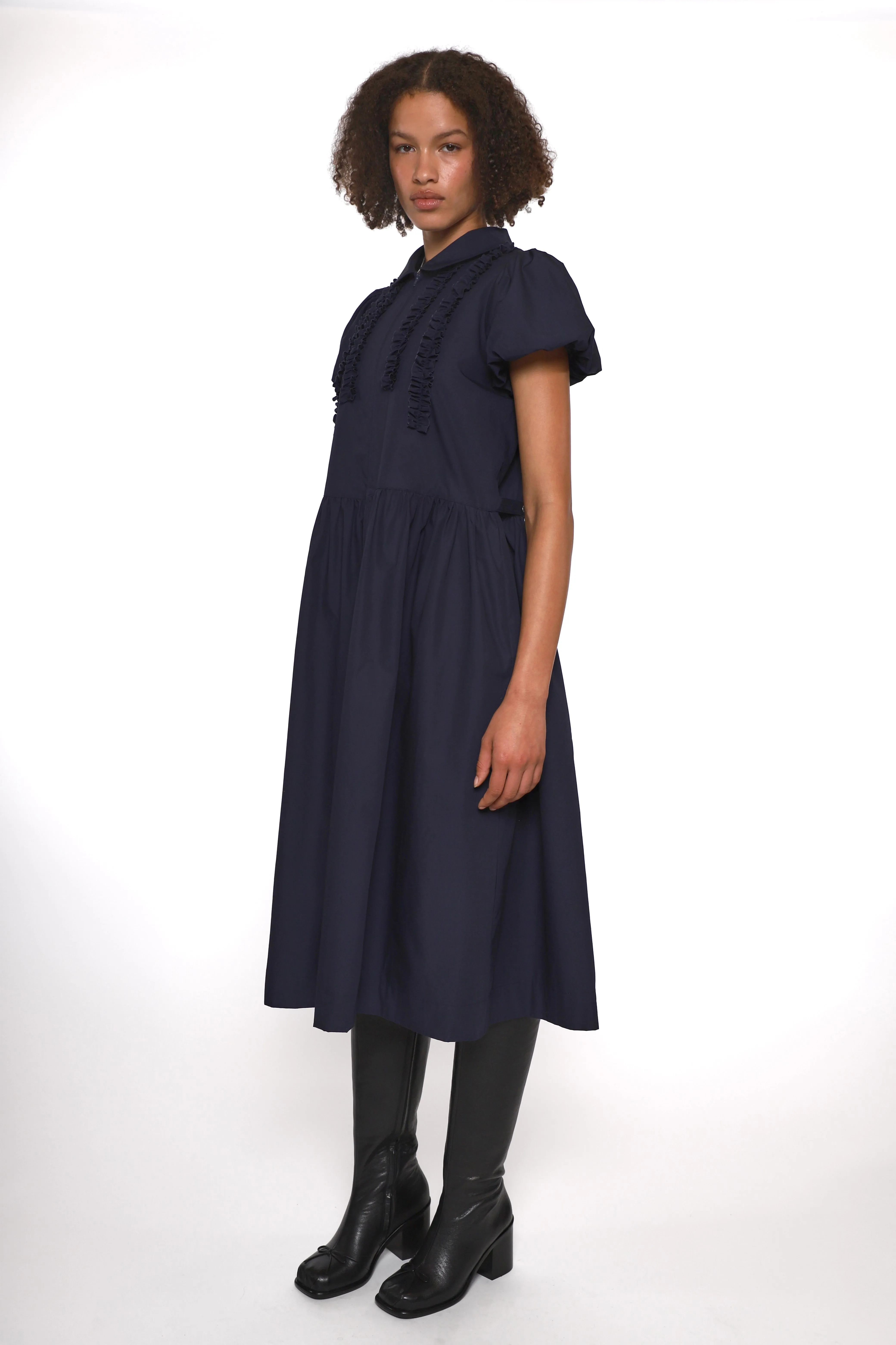 ENSEMBLE DRESS IN NAVY sold by Sandy Liang product image thumbnail 5