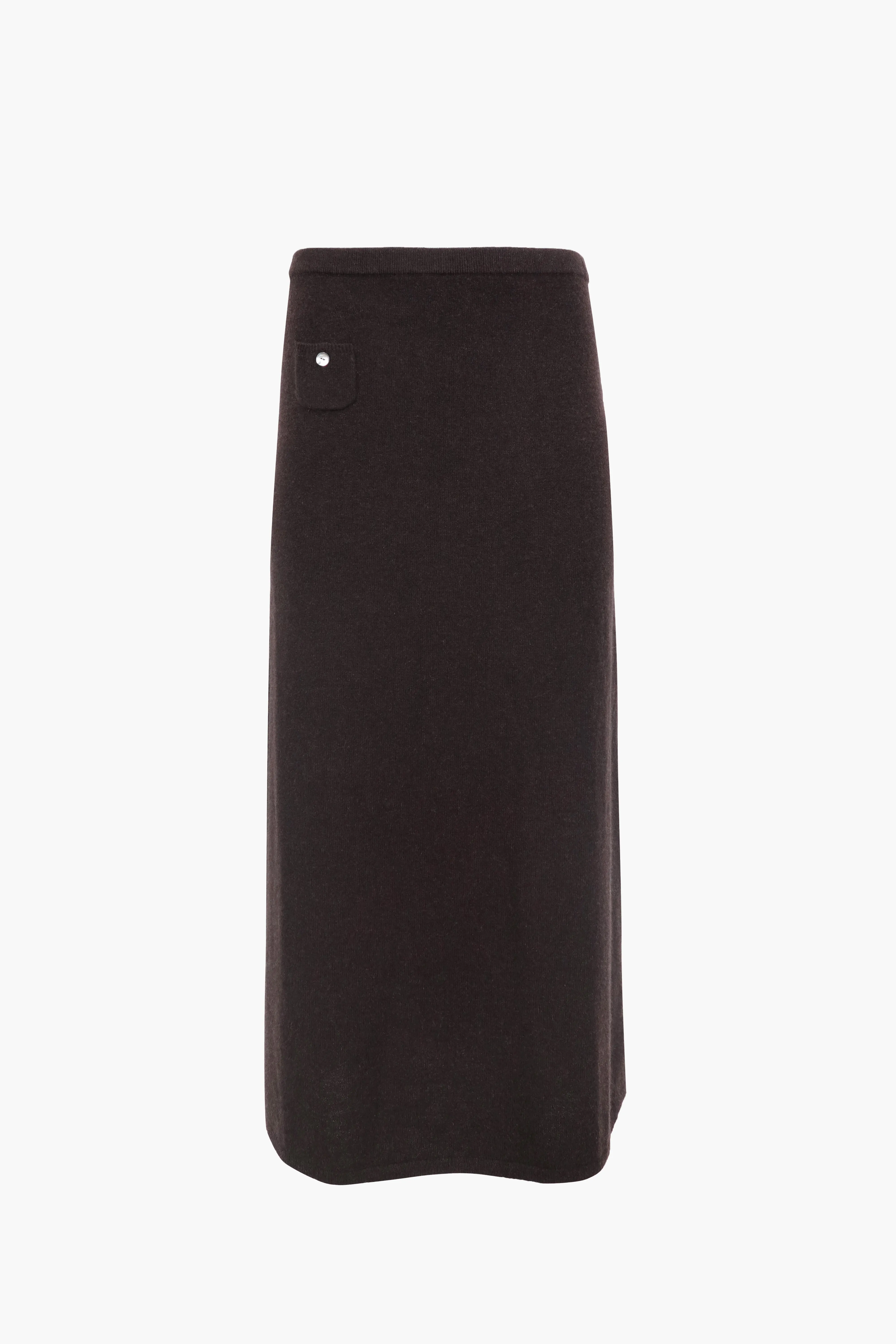 MYOS CASHMERE SKIRT IN BROWN sold by Sandy Liang