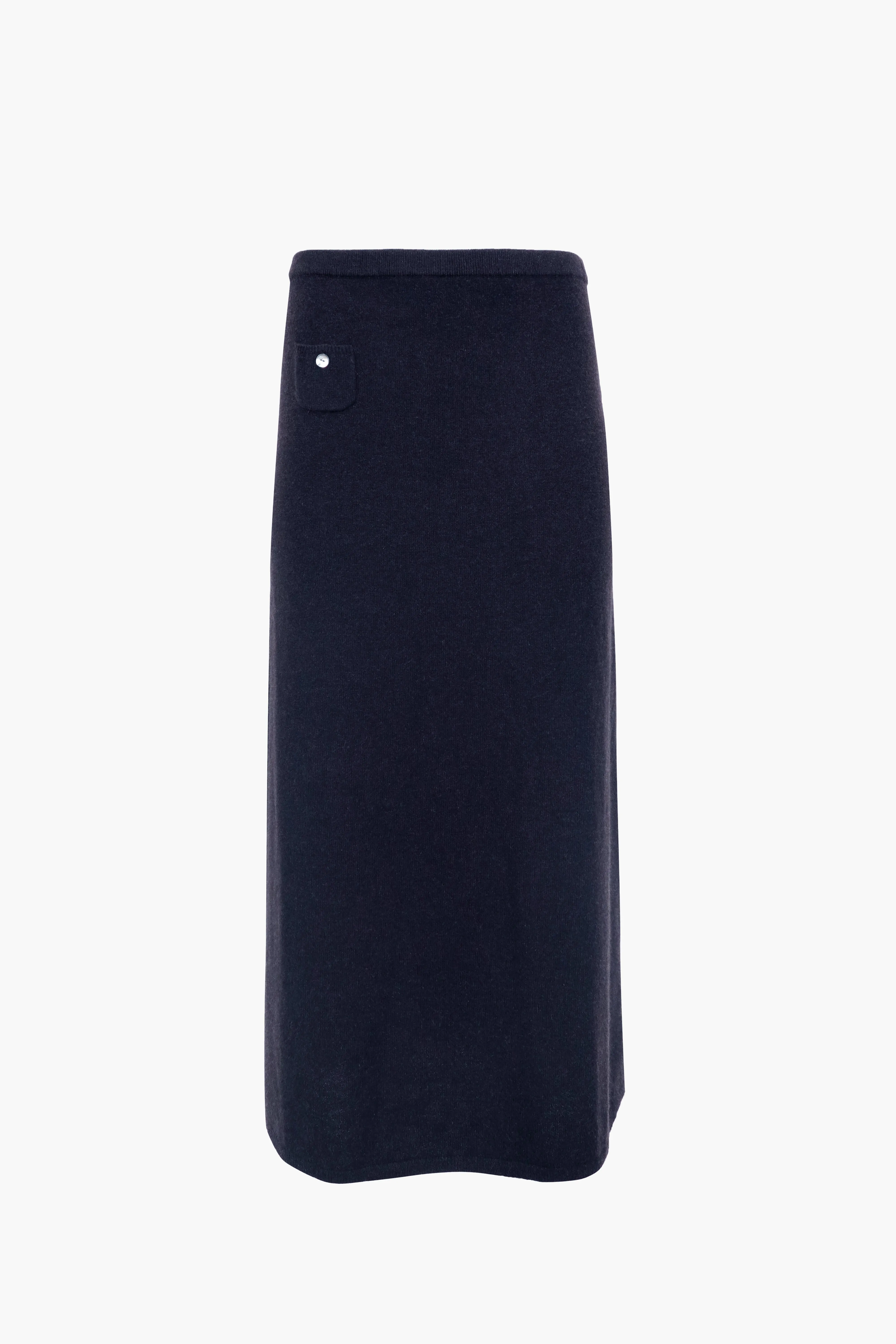 MYOS CASHMERE SKIRT IN NAVY sold by Sandy Liang