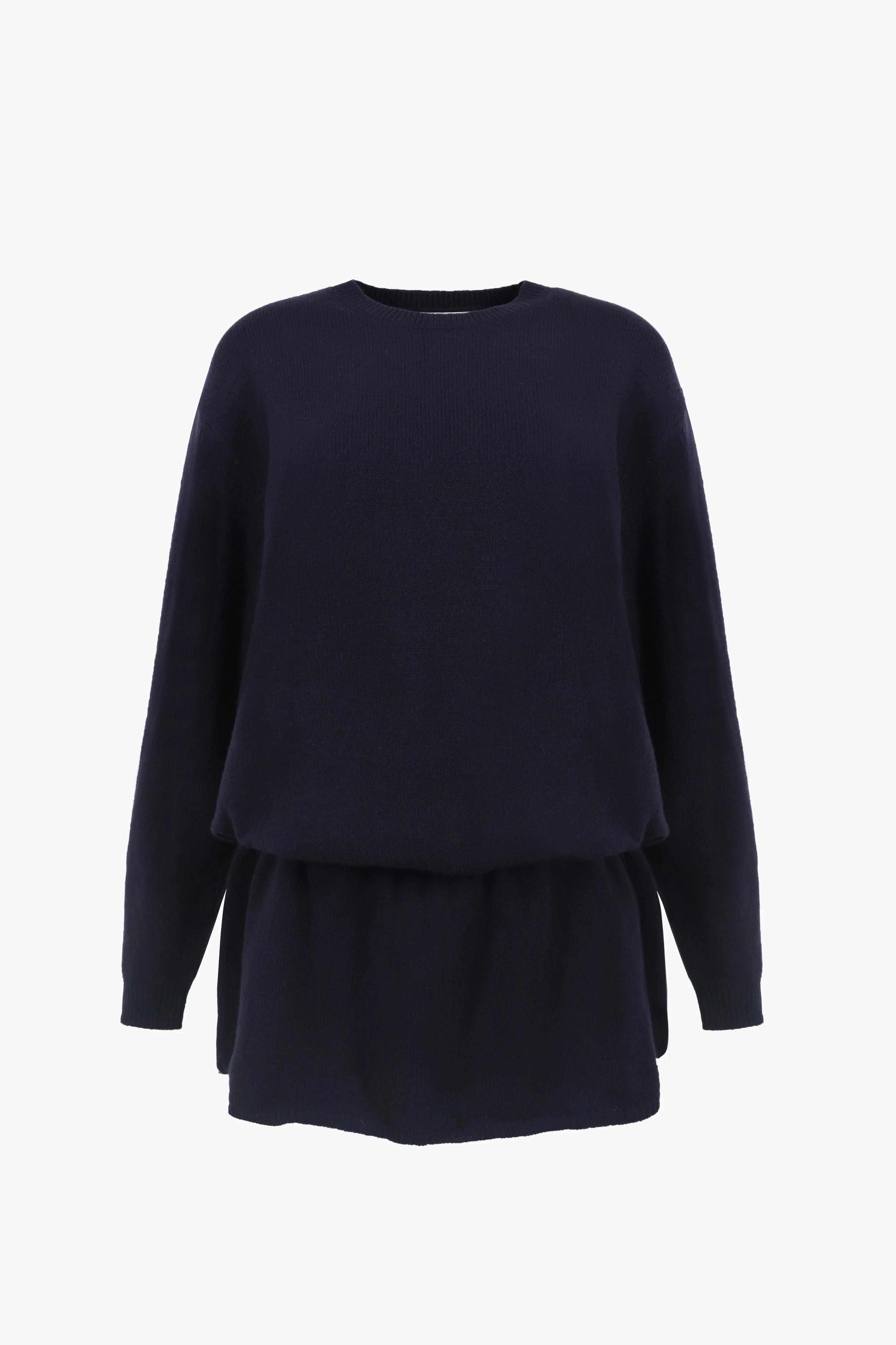 KAZIA KNIT DRESS IN NAVY sold by Sandy Liang
