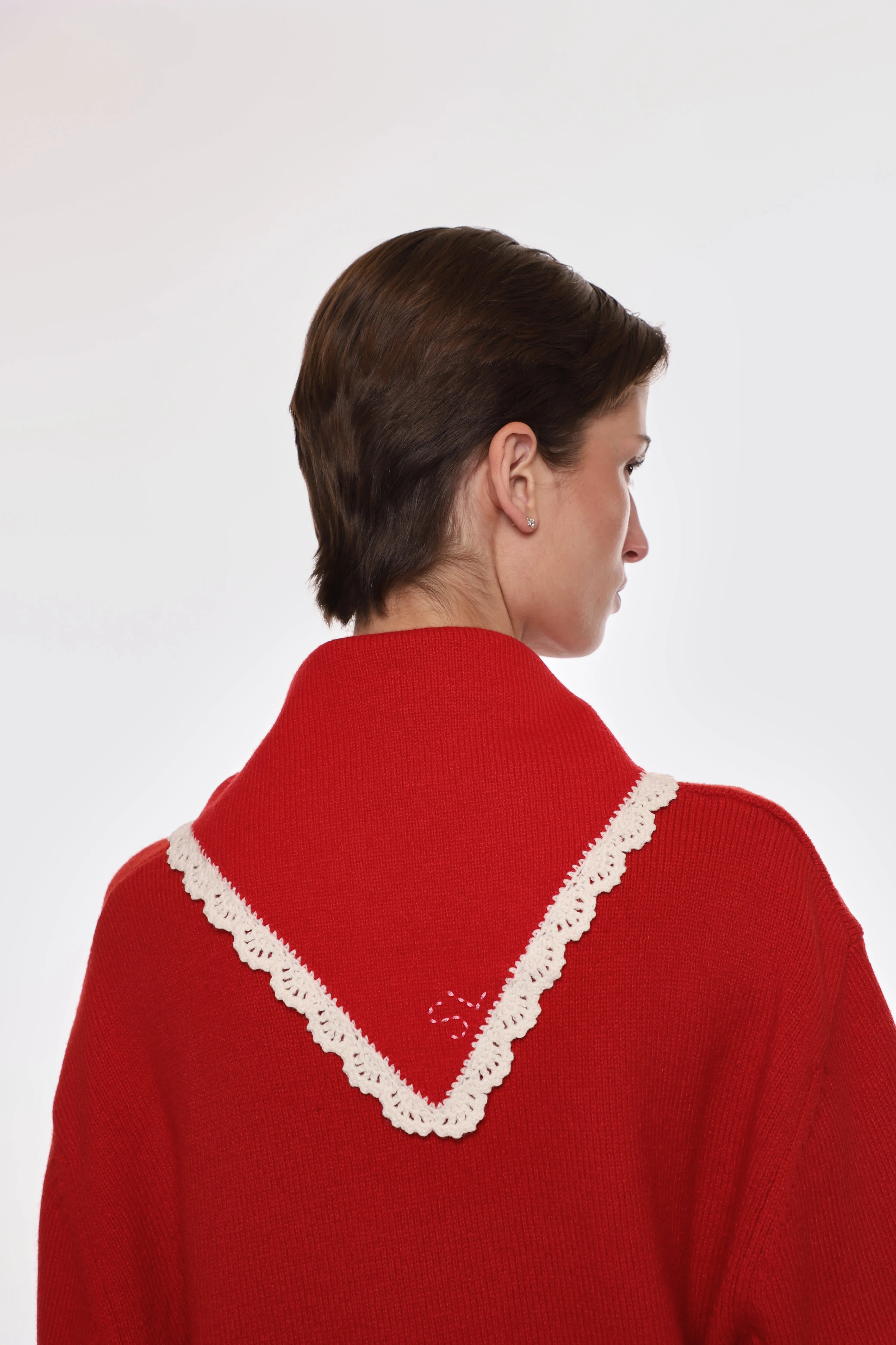 PECK BONNET IN RED sold by Sandy Liang product image thumbnail 4