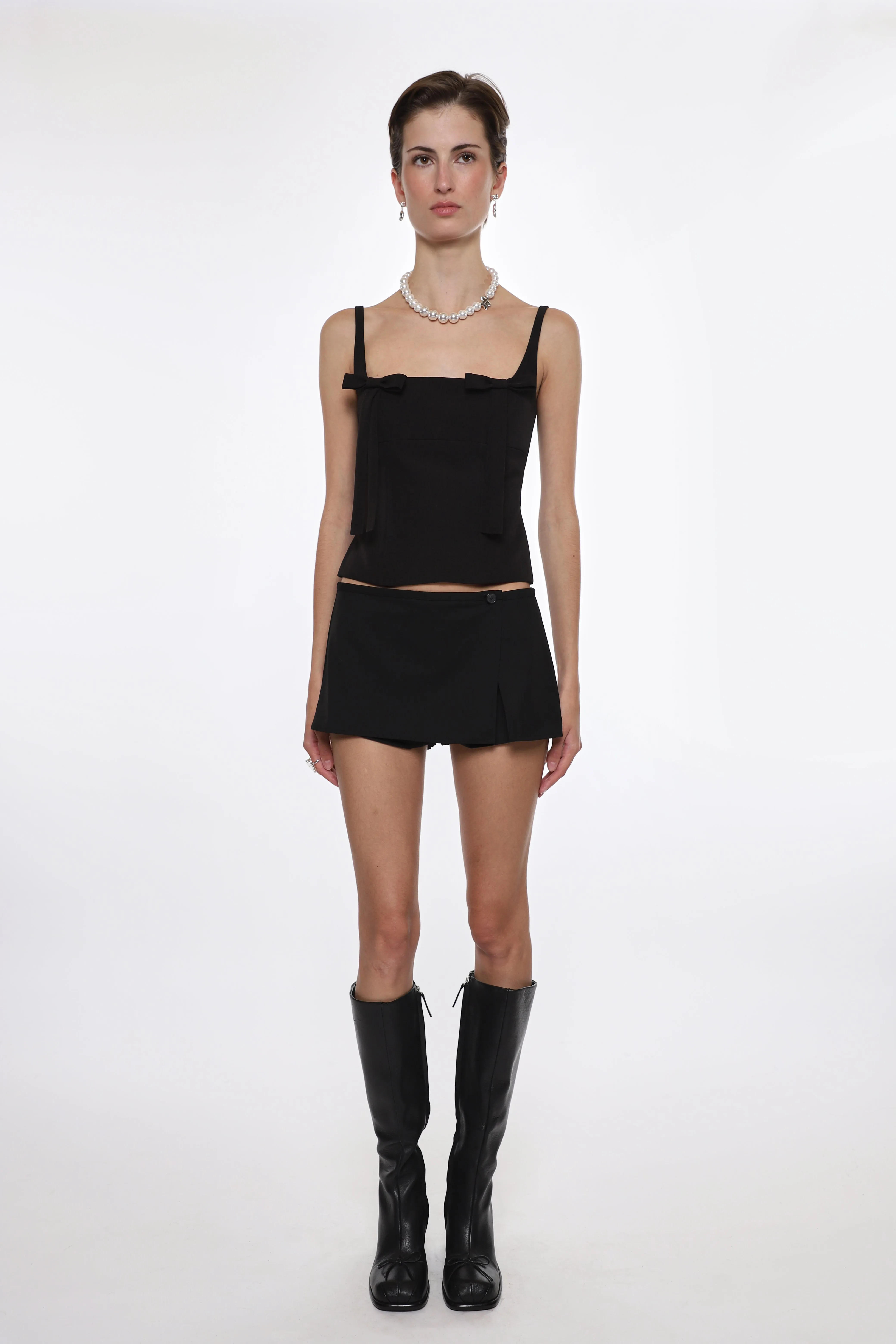 GOTO SKORT IN BLACK sold by Sandy Liang product image thumbnail 2