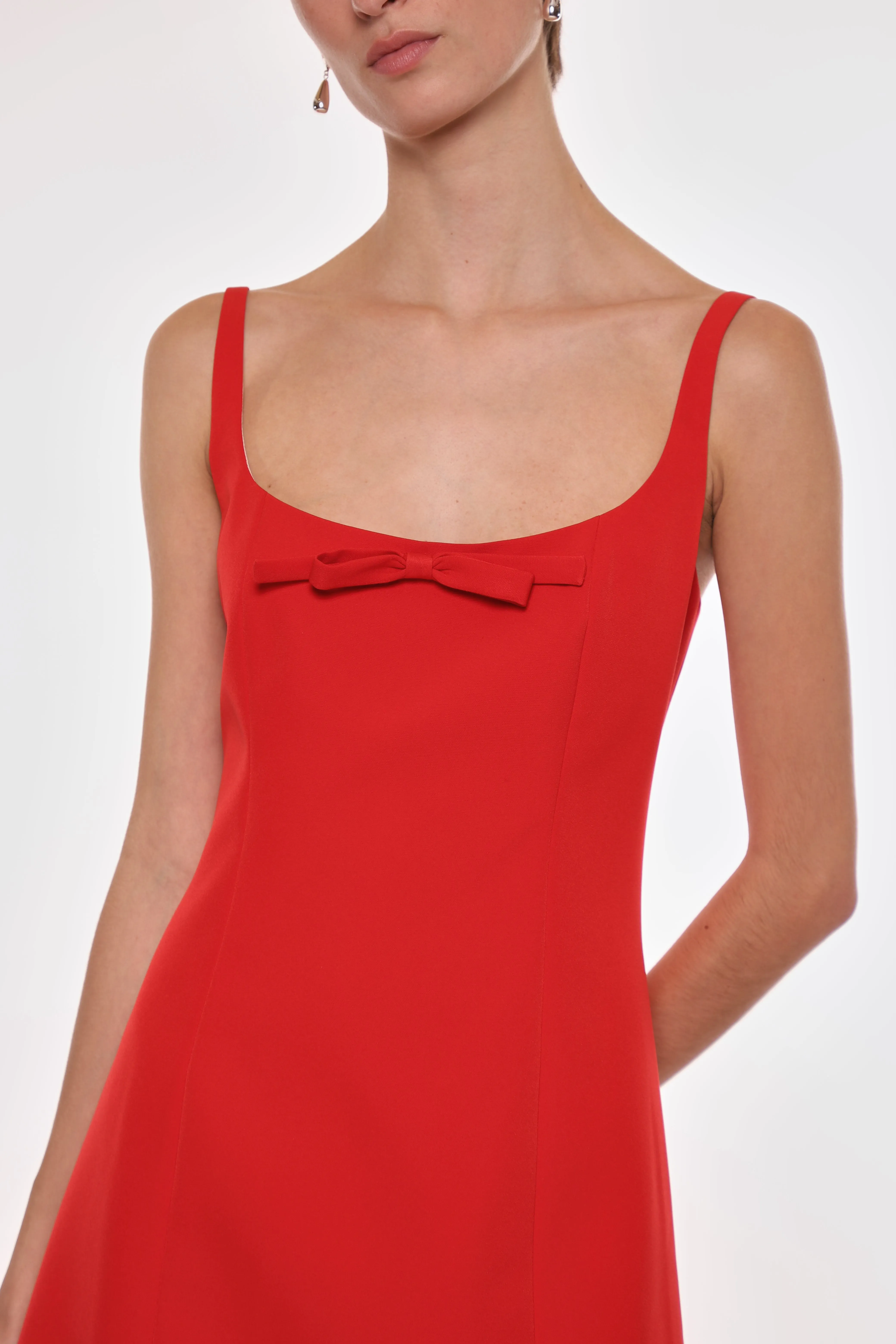 NAOMI DRESS IN RED sold by Sandy Liang product image thumbnail 3