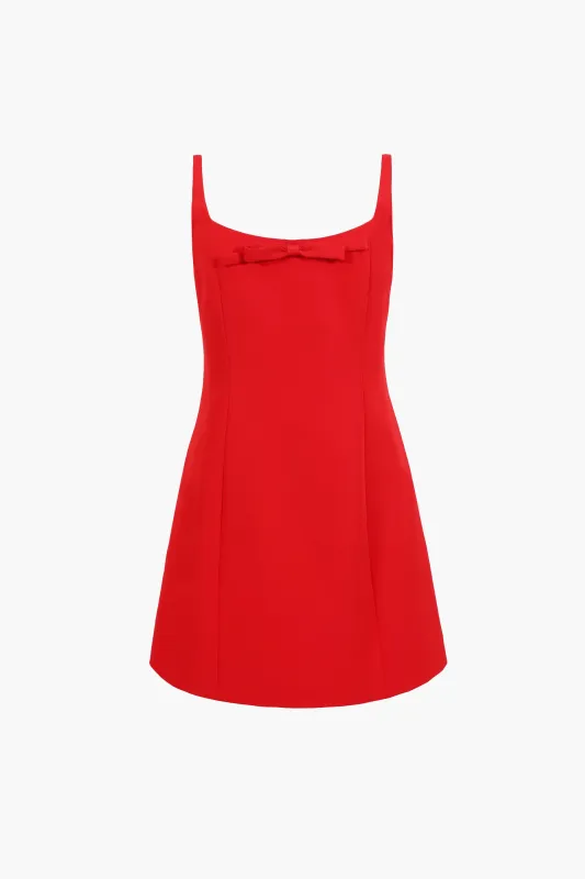 NAOMI DRESS IN RED sold by Sandy Liang