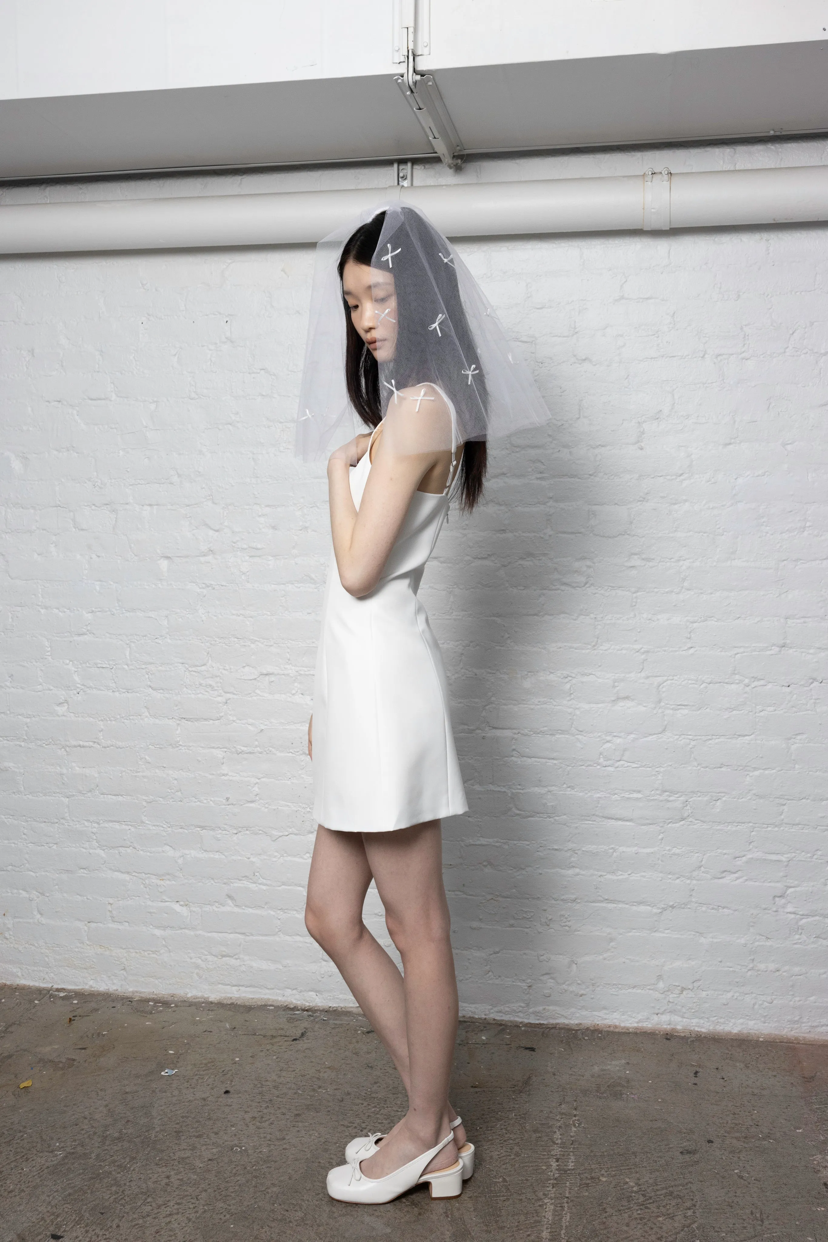 NAOMI DRESS IN WHITE sold by Sandy Liang product image thumbnail 4