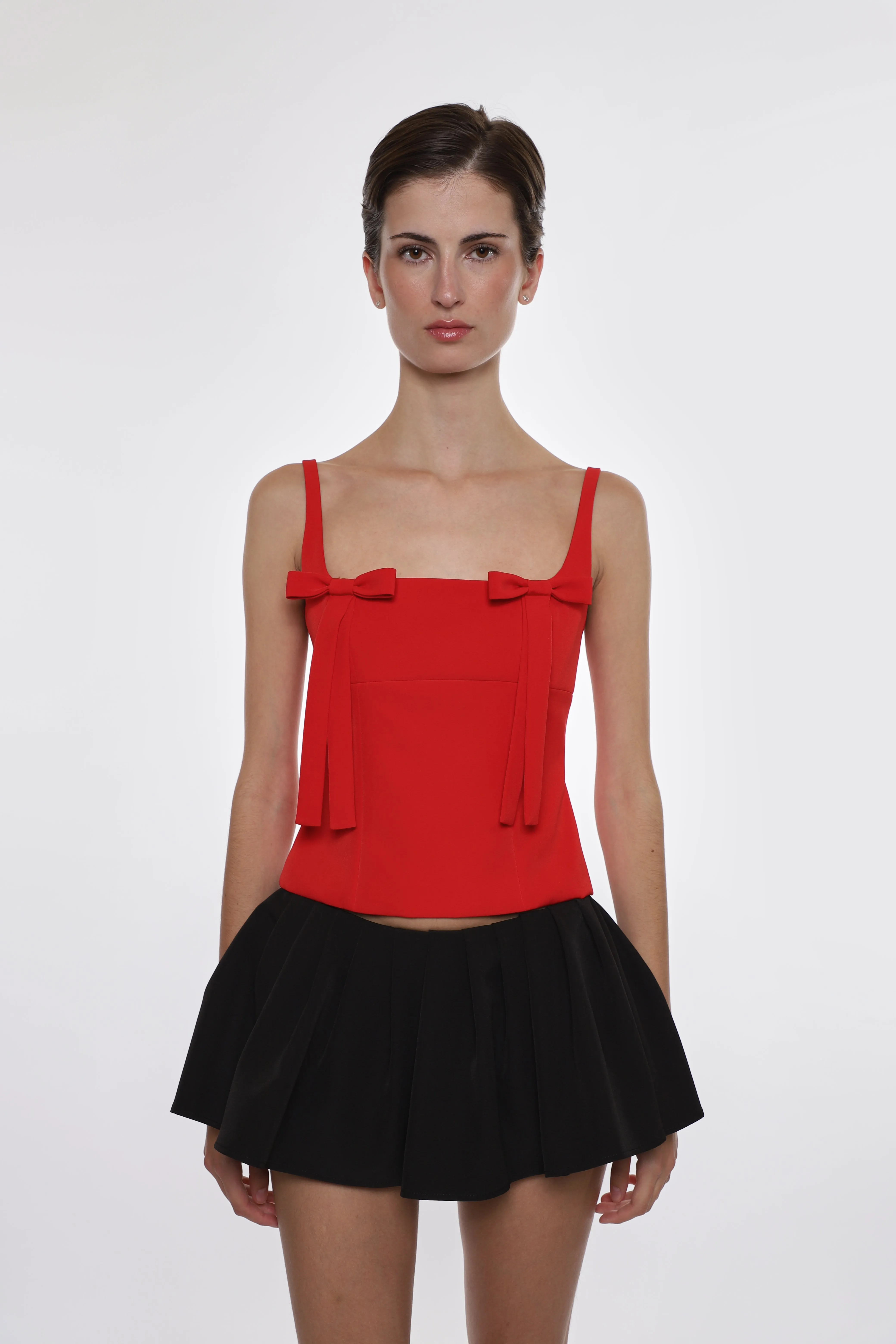 THEO SKORT IN BLACK sold by Sandy Liang product image thumbnail 3