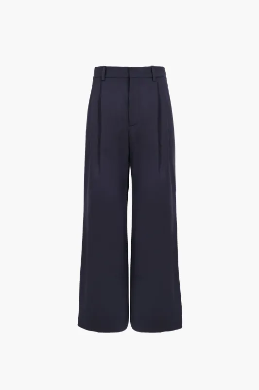 FORELLE PANT IN NAVY sold by Sandy Liang