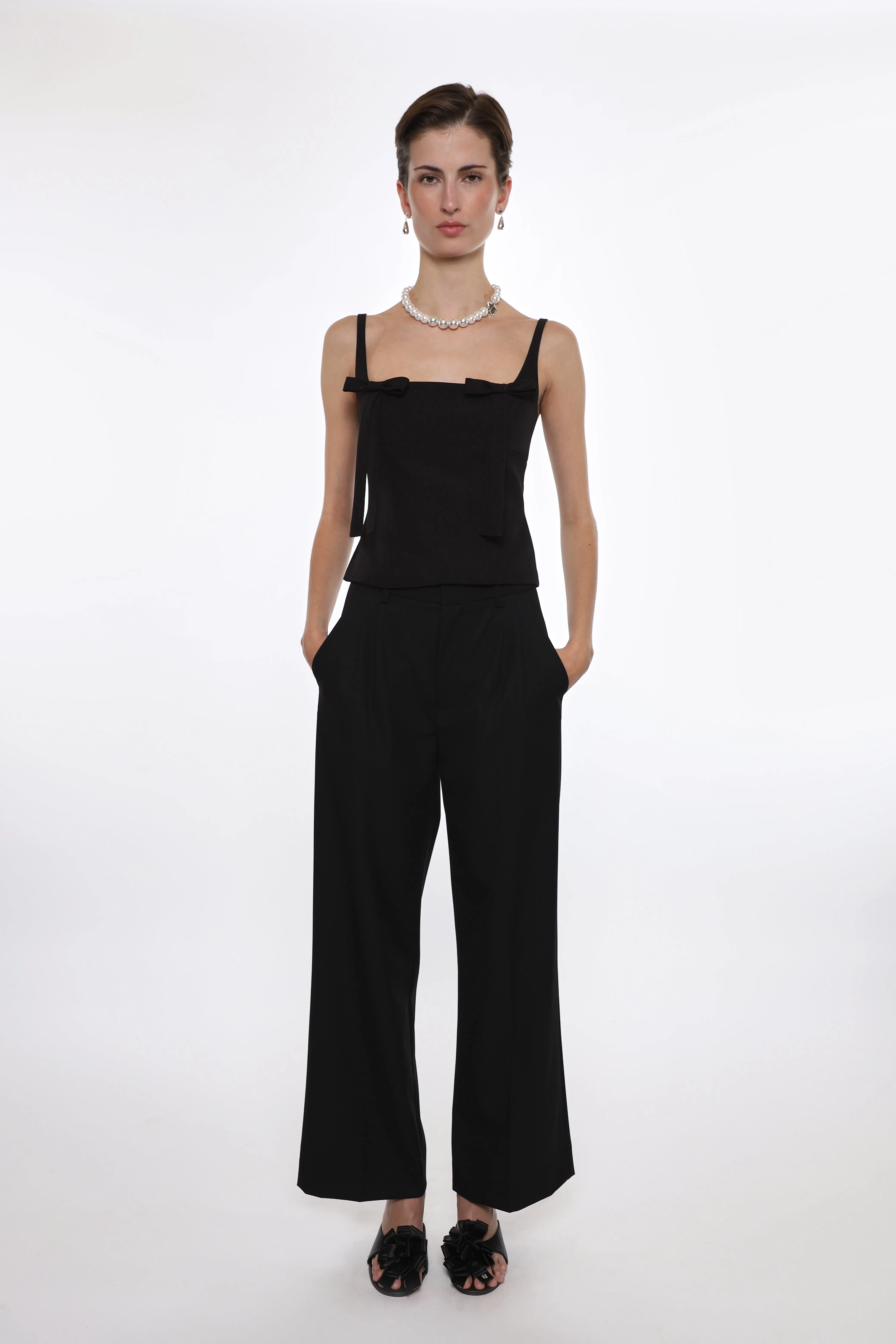 FORELLE PANT IN BLACK sold by Sandy Liang product image thumbnail 2