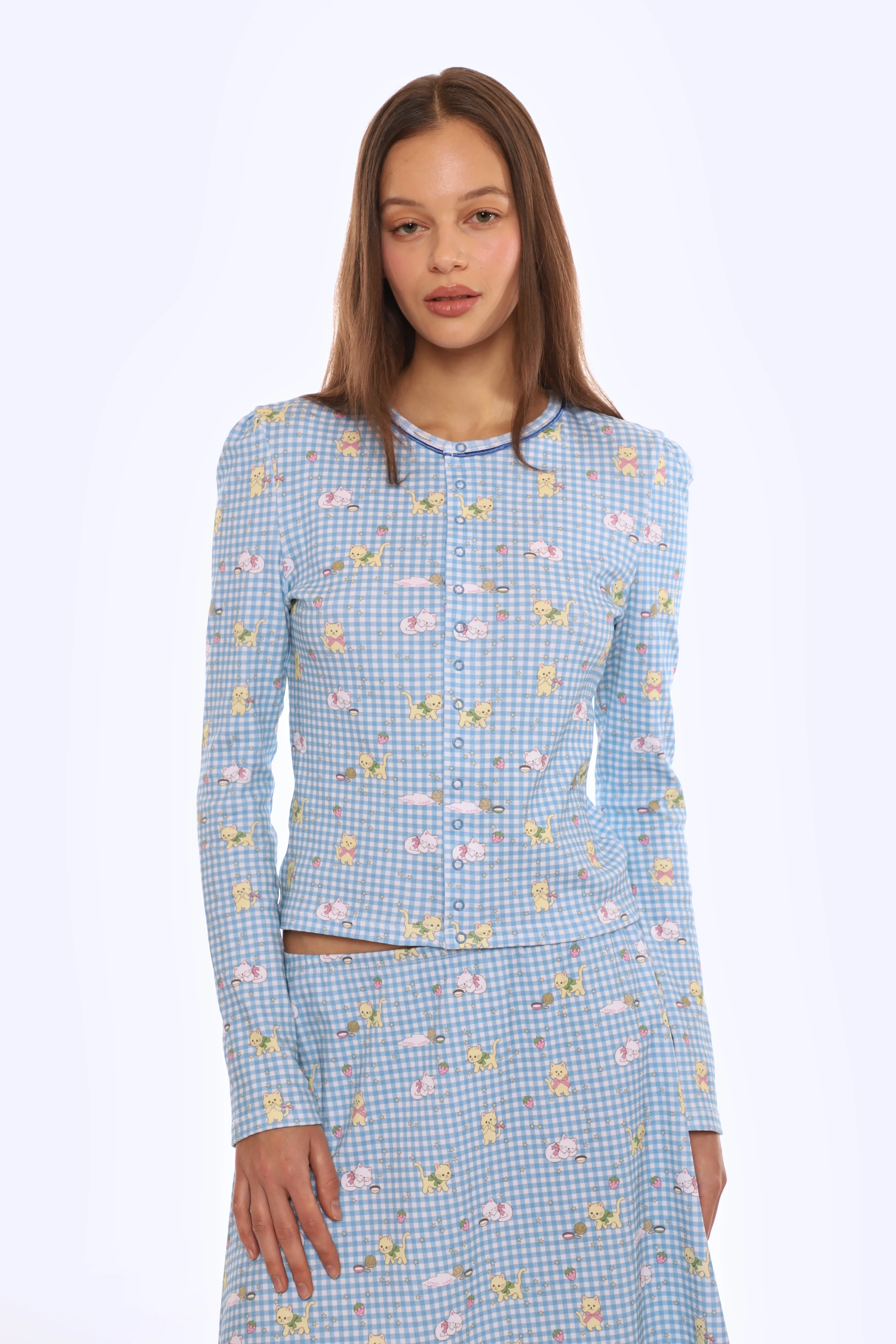 NOVA CARDIGAN sold by Sandy Liang product image thumbnail 4