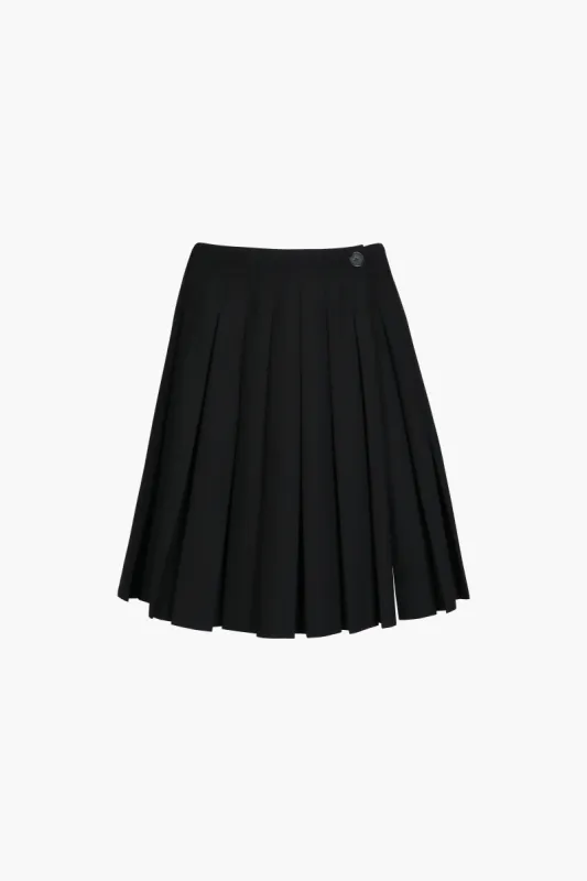 ASTRA SKORT IN BLACK sold by Sandy Liang