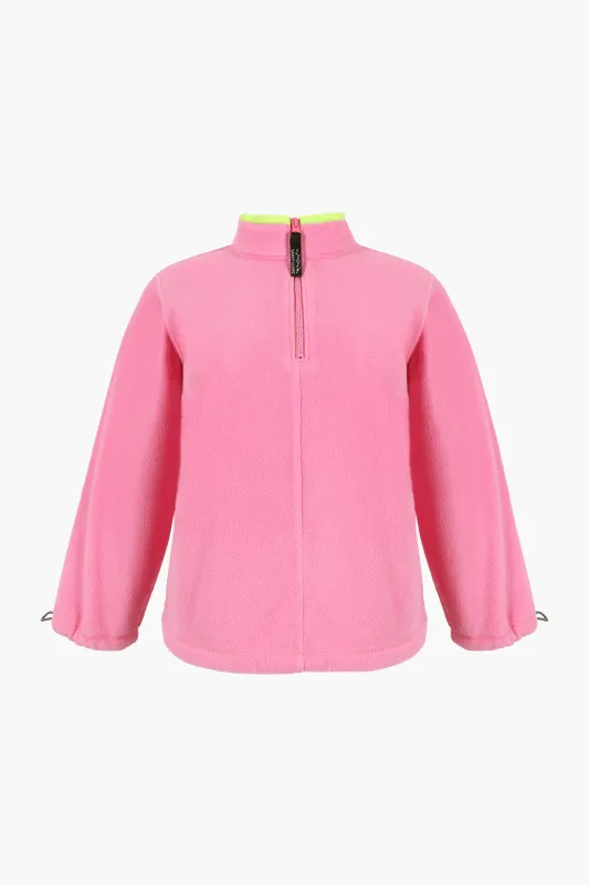 LILBEAN PULLOVER FLEECE IN PINK made by Sandy Liang