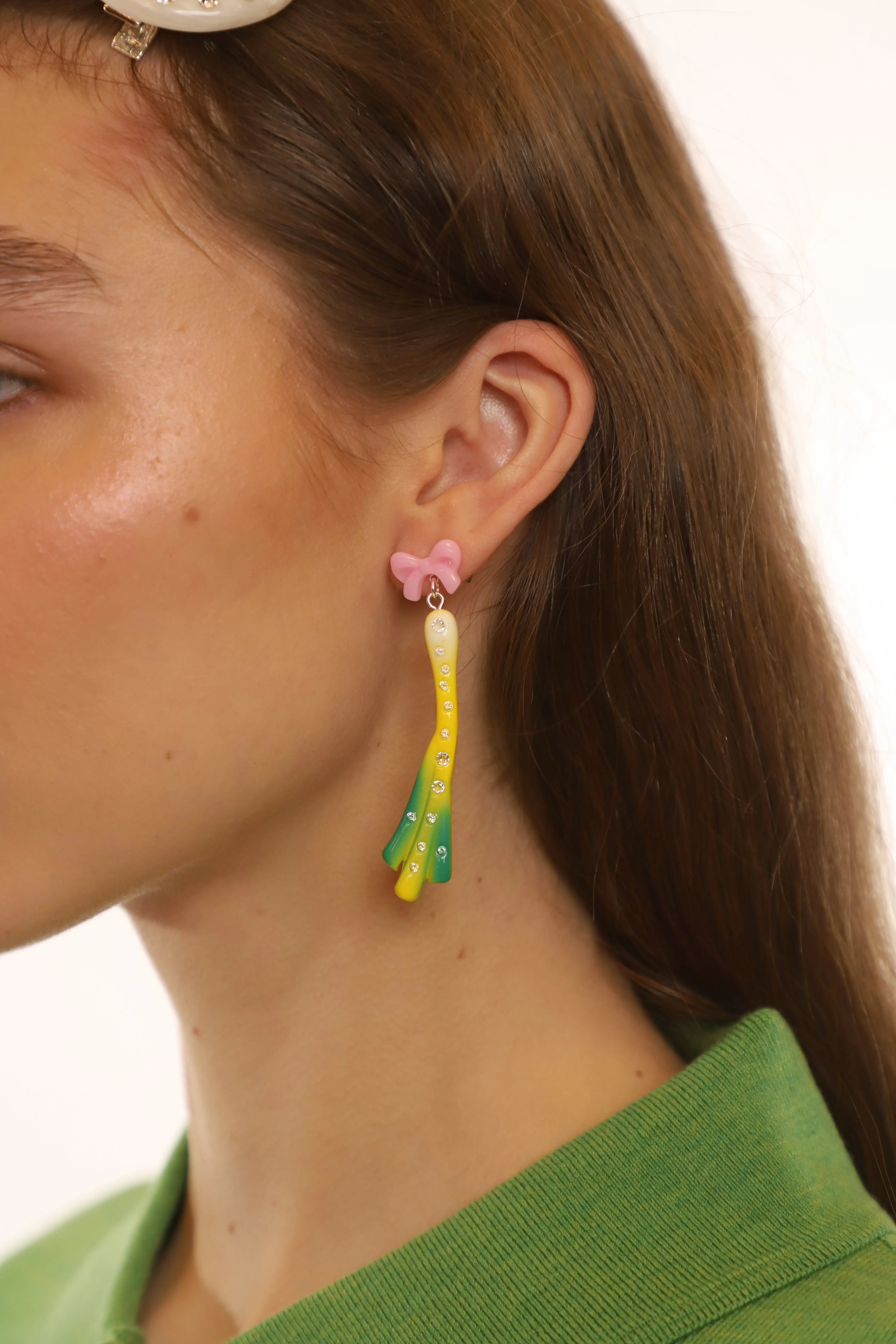 SCALLIONETTE EARRINGS sold by Sandy Liang product image thumbnail 4