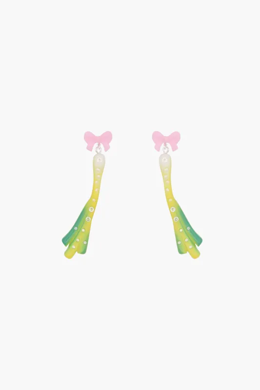 SCALLIONETTE EARRINGS made by Sandy Liang