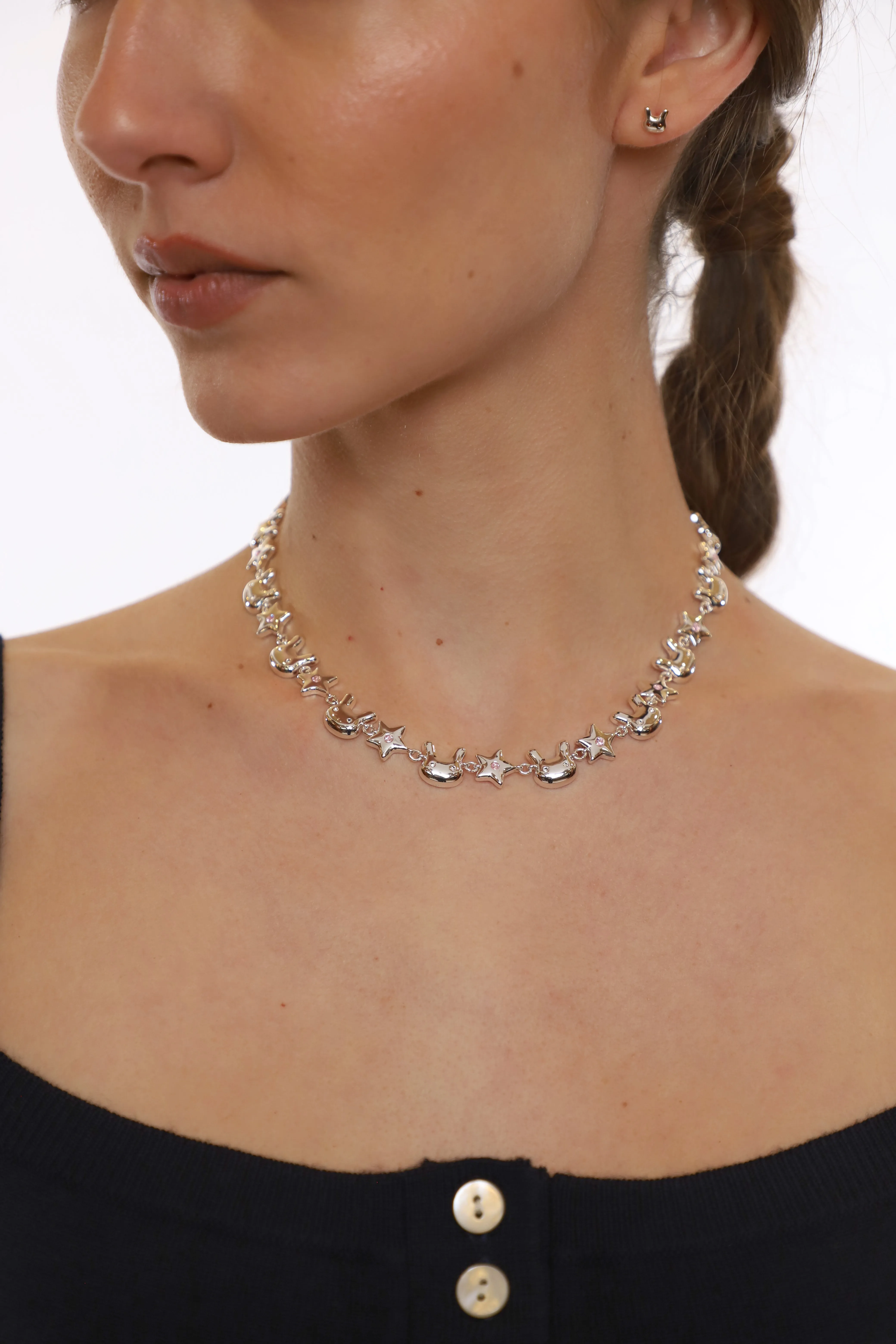 TERMINATOR BUNNY STAR NECKLACE sold by Sandy Liang product image thumbnail 4