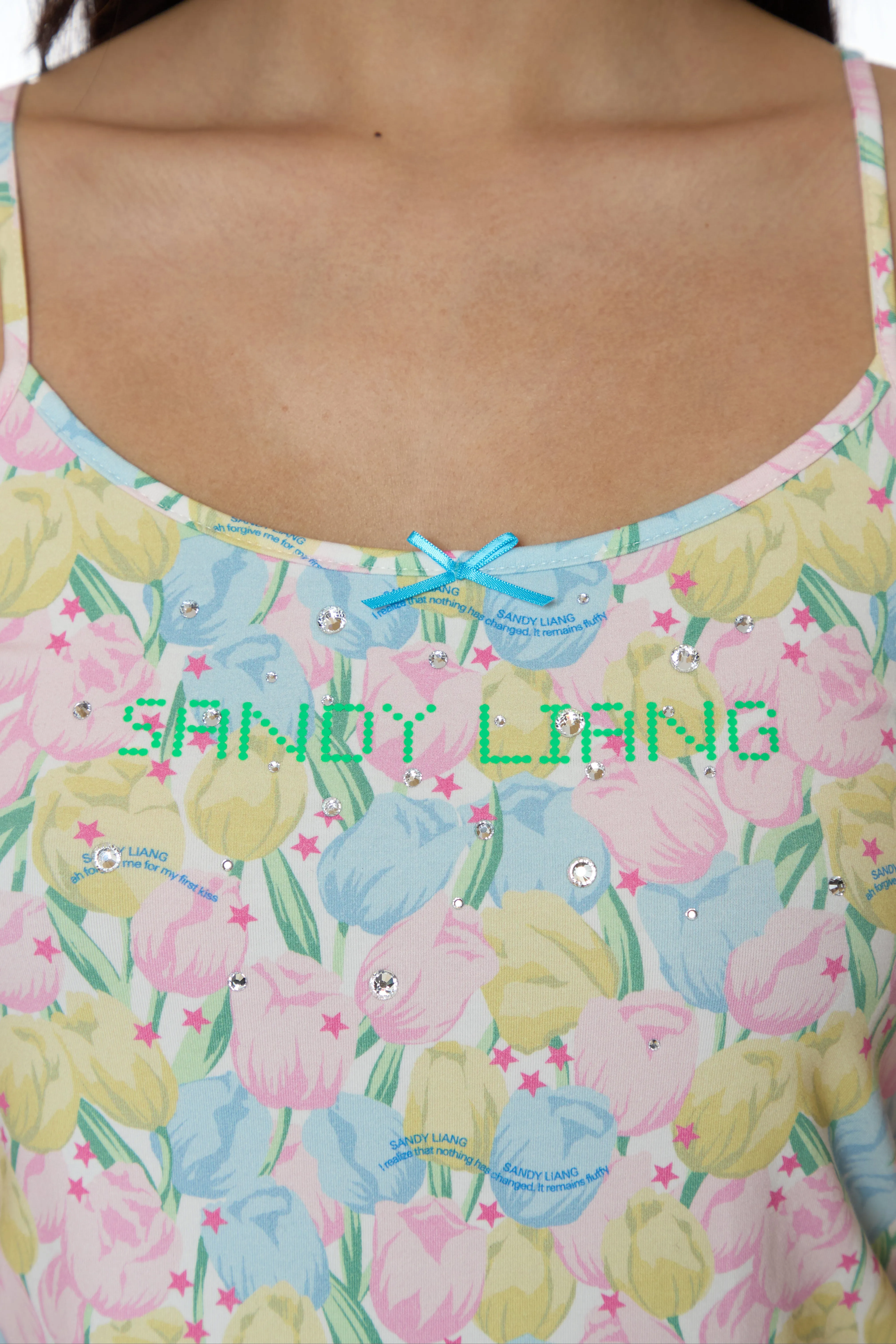 DASHI TANK IN TULIP sold by Sandy Liang product image thumbnail 3