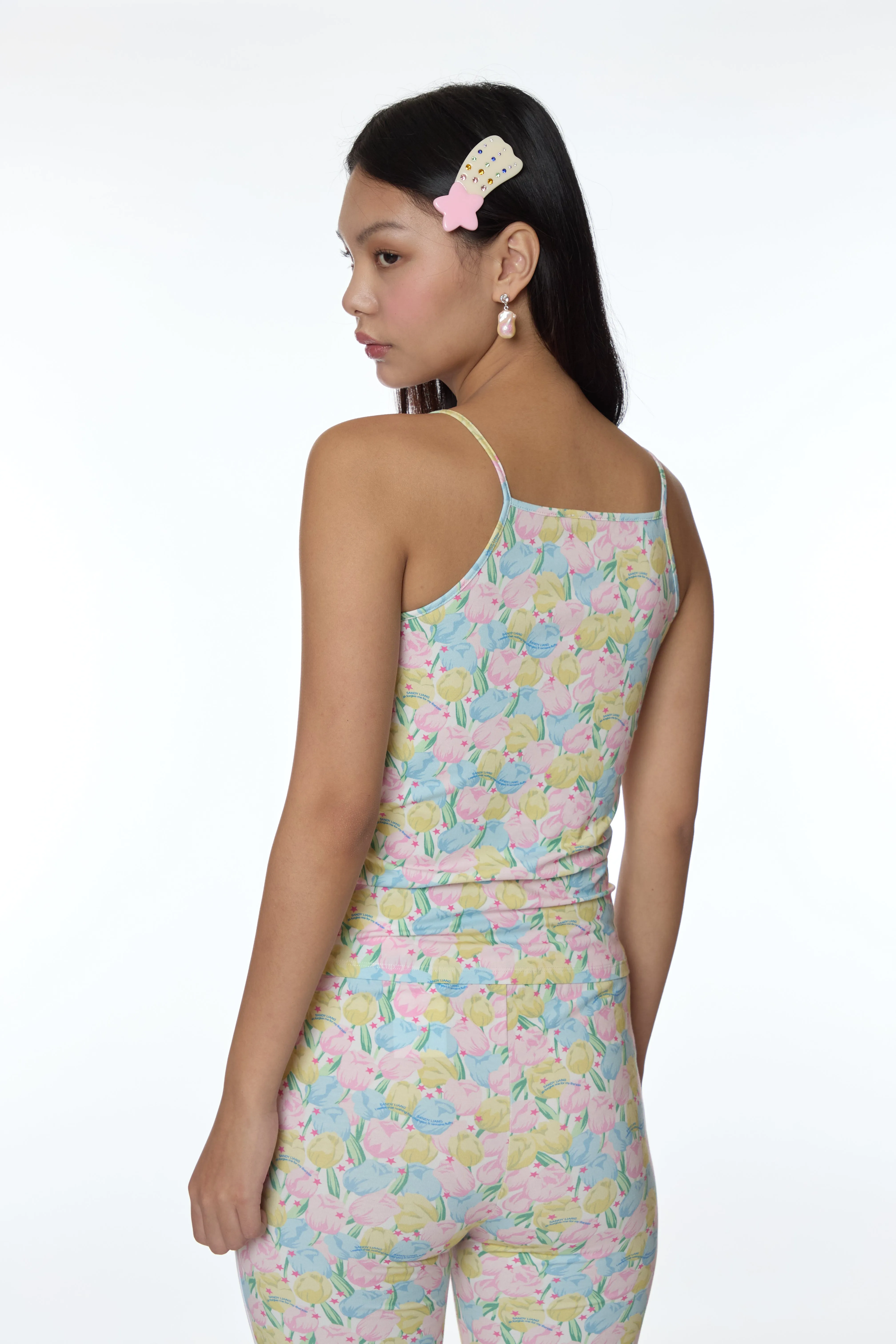 DASHI TANK IN TULIP sold by Sandy Liang product image thumbnail 4