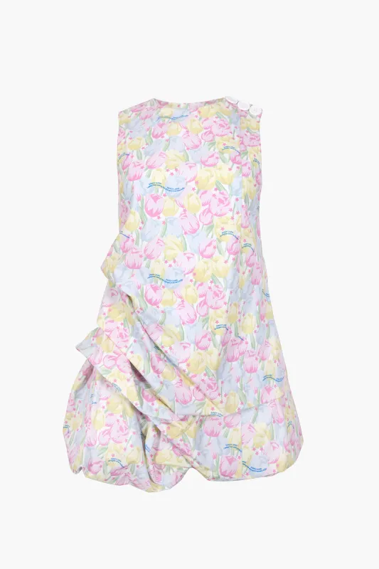 GINGKO DRESS IN TULIP made by Sandy Liang