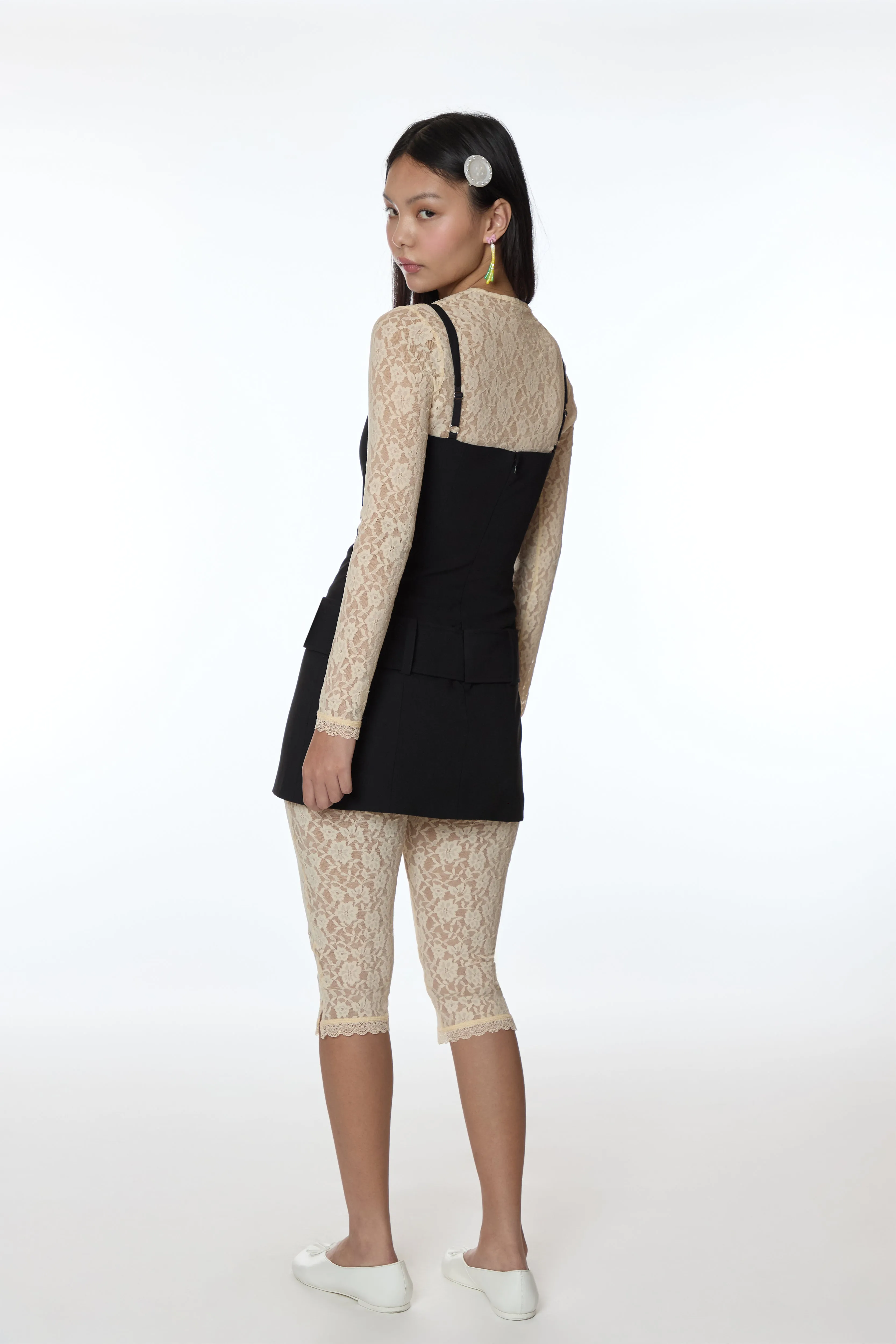 HAMI DRESS IN BLACK sold by Sandy Liang product image thumbnail 5