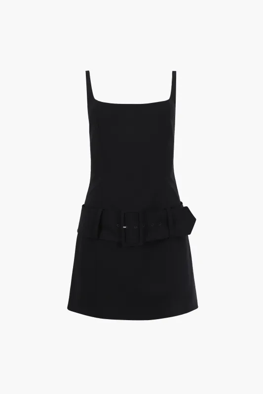 HAMI DRESS IN BLACK sold by Sandy Liang