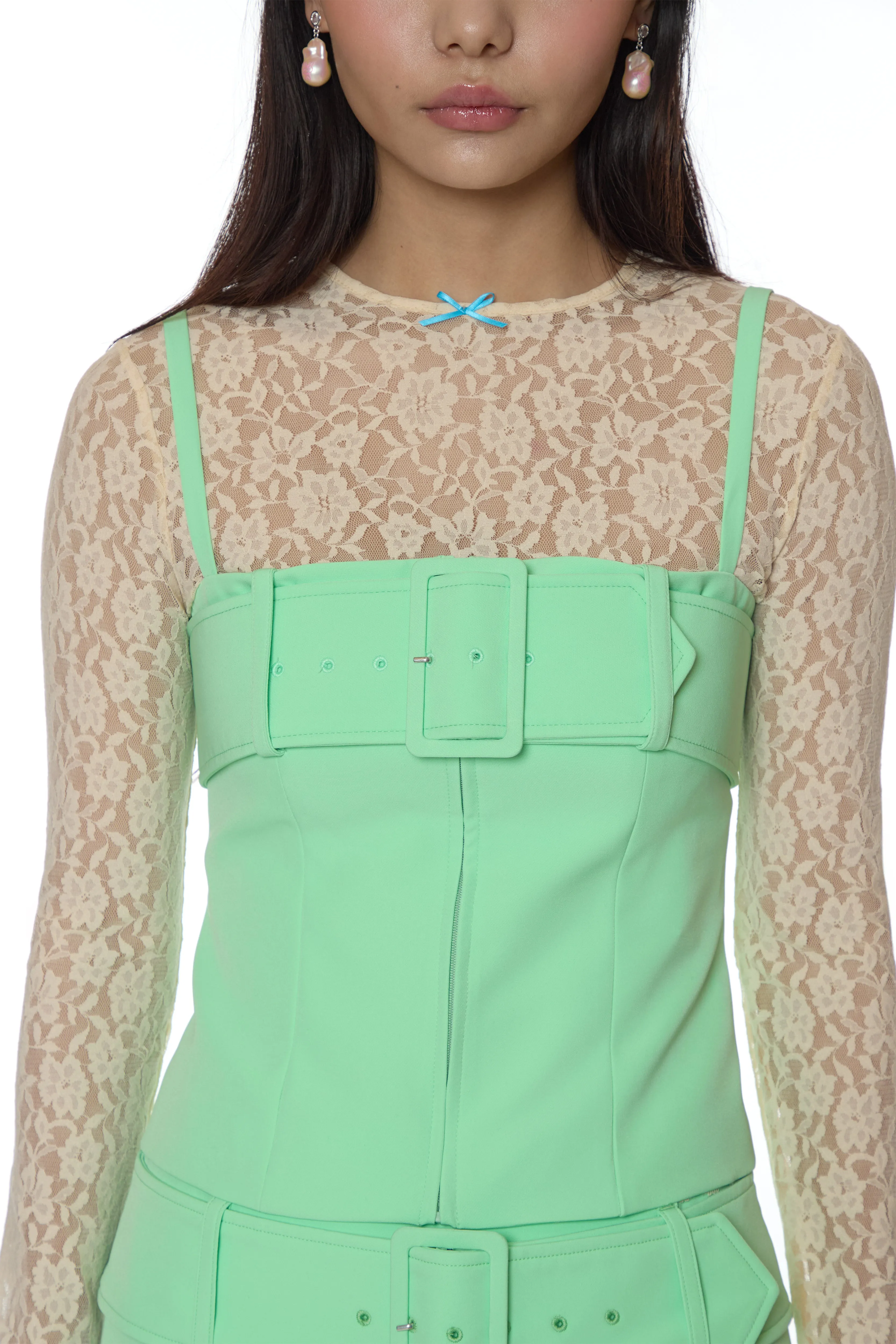 AHSOKA TOP IN MINT sold by Sandy Liang product image thumbnail 3