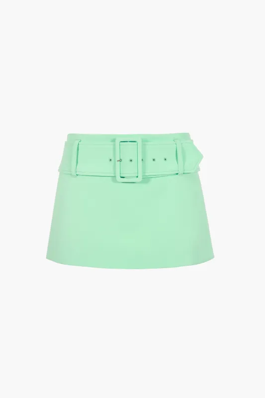COHO SKIRT IN MINT made by Sandy Liang