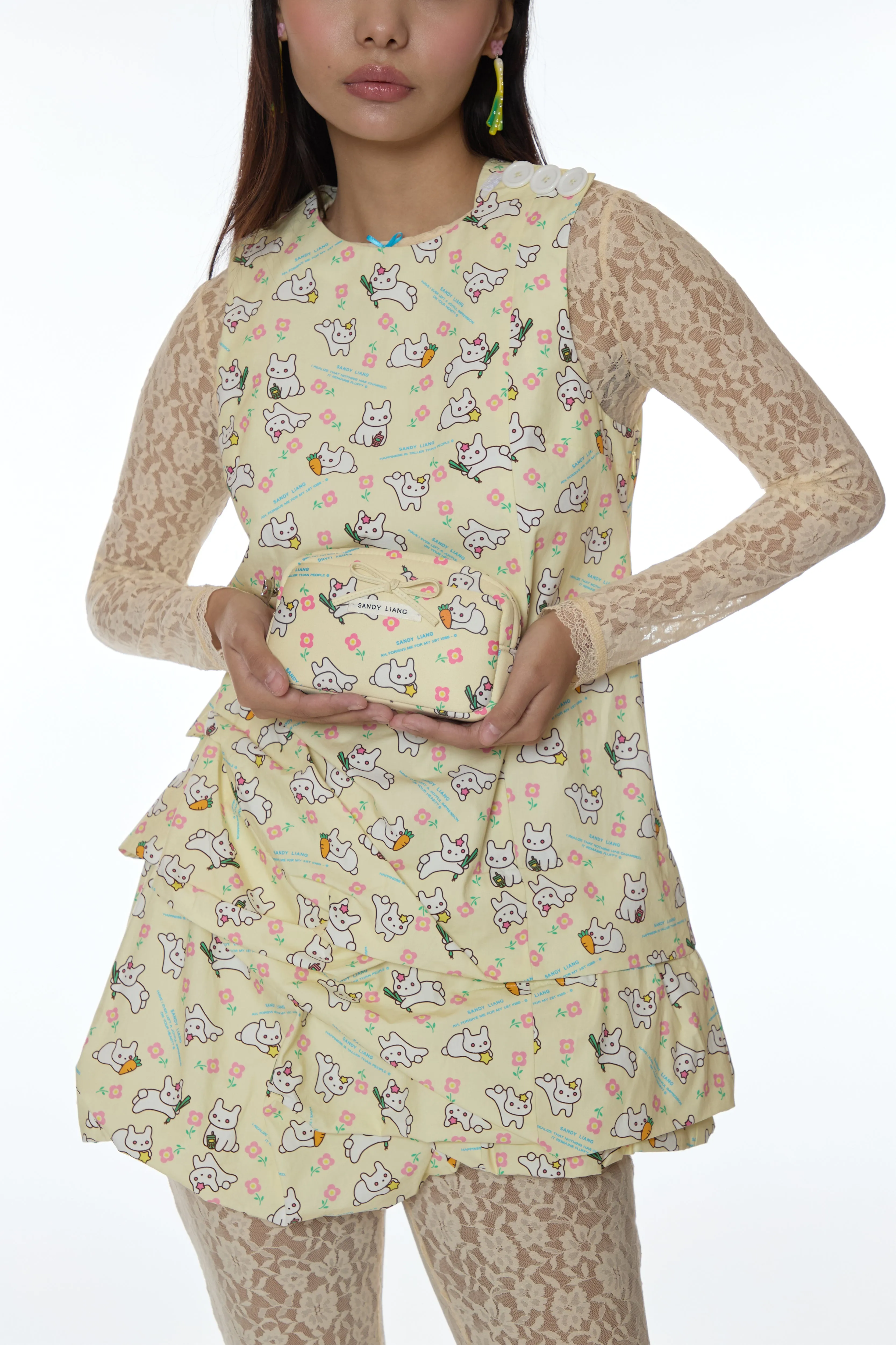 SMOL POUCH IN BUNNY GIFT WRAP sold by Sandy Liang product image thumbnail 2