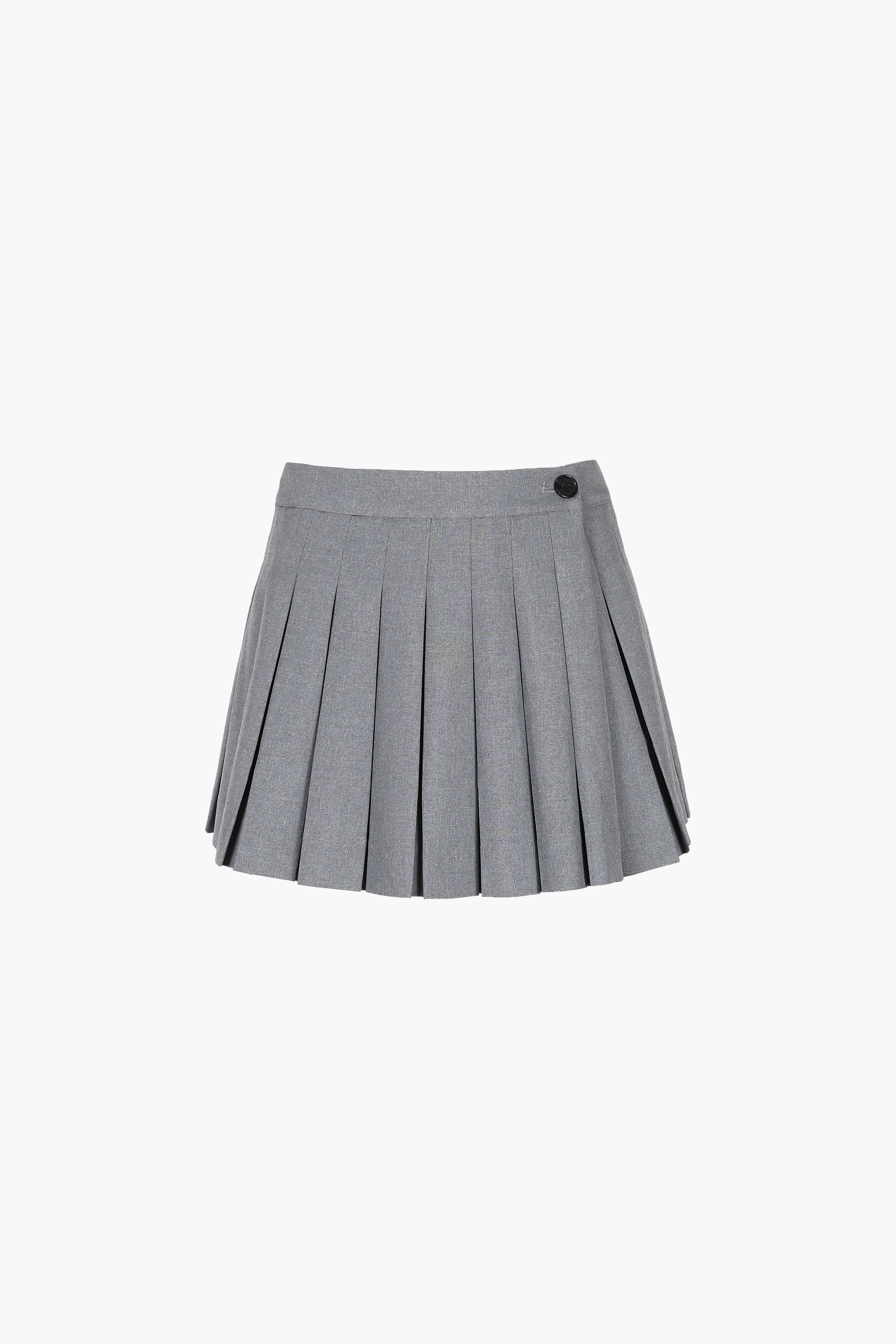 PARIS SKORT IN GREY sold by Sandy Liang
