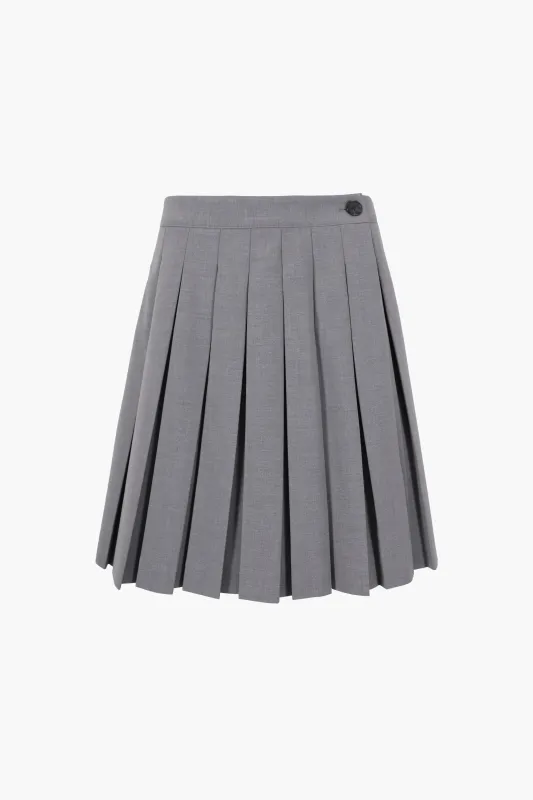 LYRA SKIRT IN GREY made by Sandy Liang