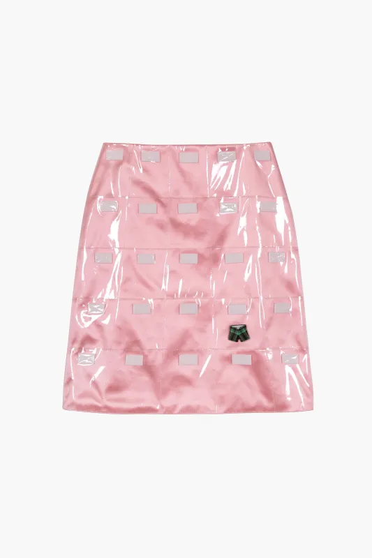 TRINKETS SKIRT IN PINK made by Sandy Liang