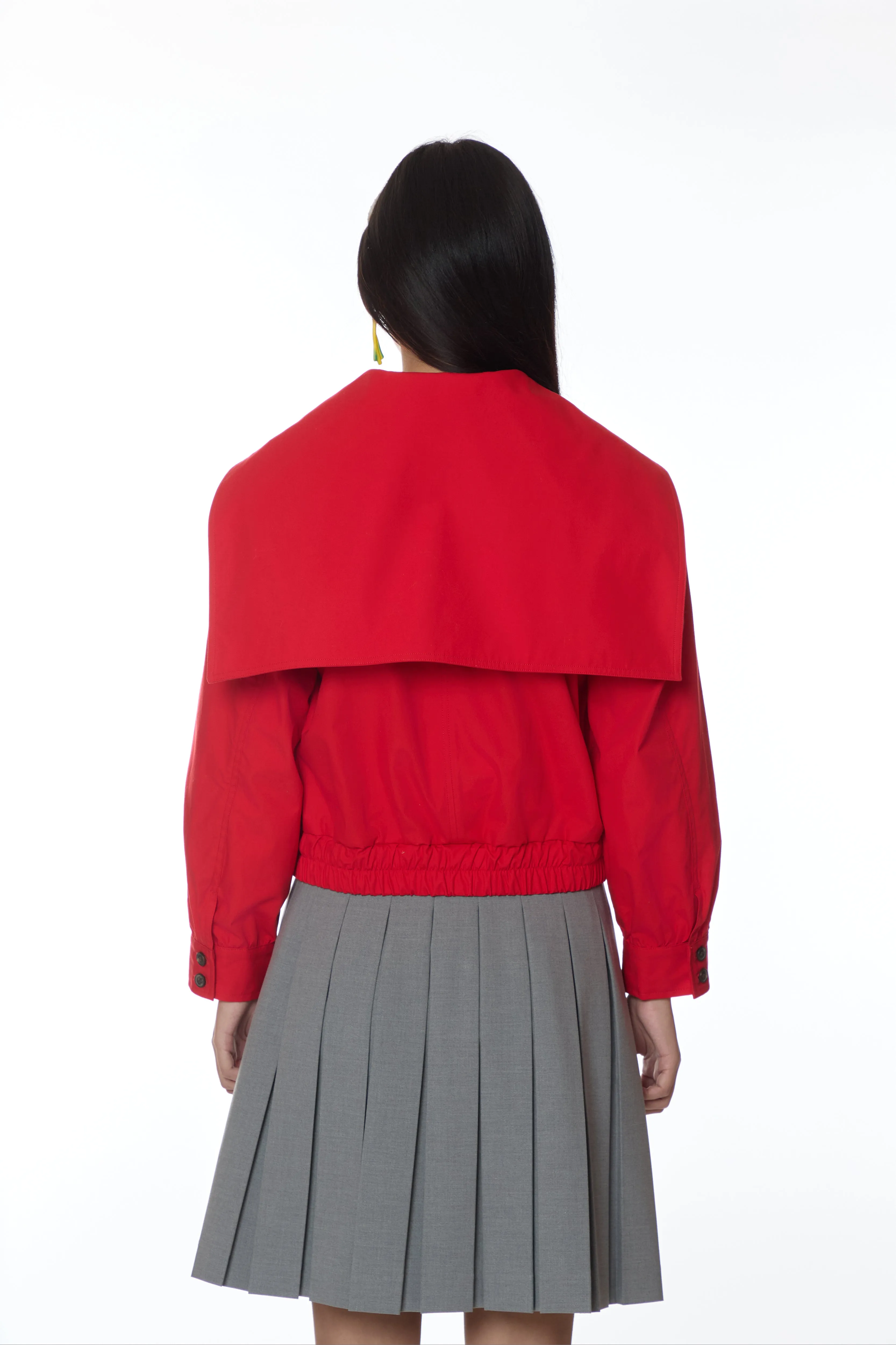 FARRO JACKET IN RED sold by Sandy Liang product image thumbnail 3