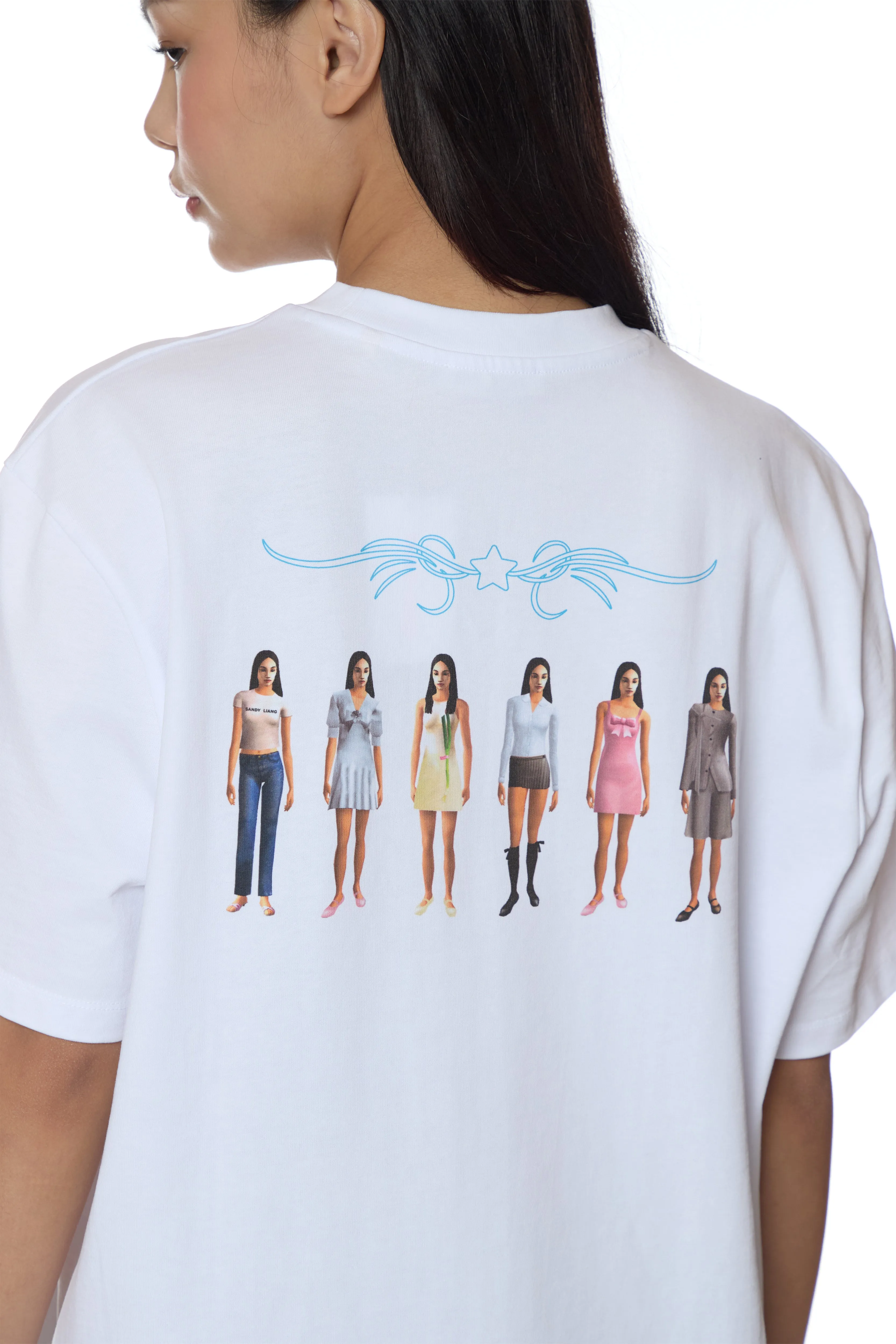 SIMI BOXY TEE sold by Sandy Liang product image thumbnail 5