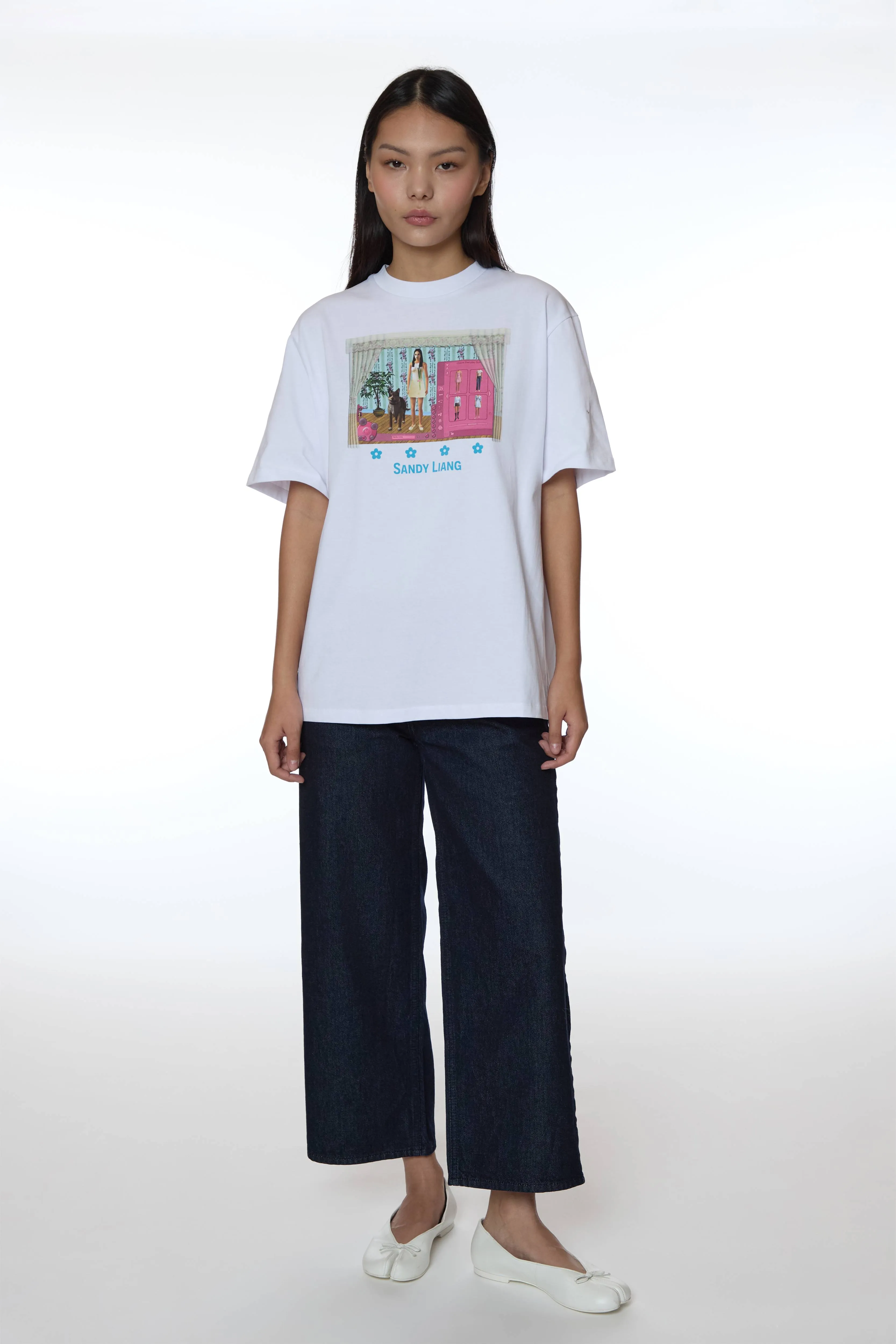 SIMI BOXY TEE sold by Sandy Liang product image thumbnail 2