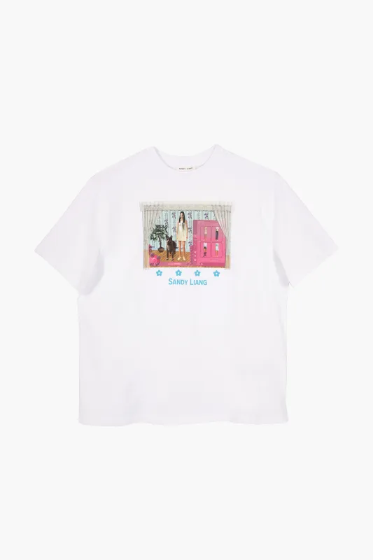 SIMI BOXY TEE made by Sandy Liang