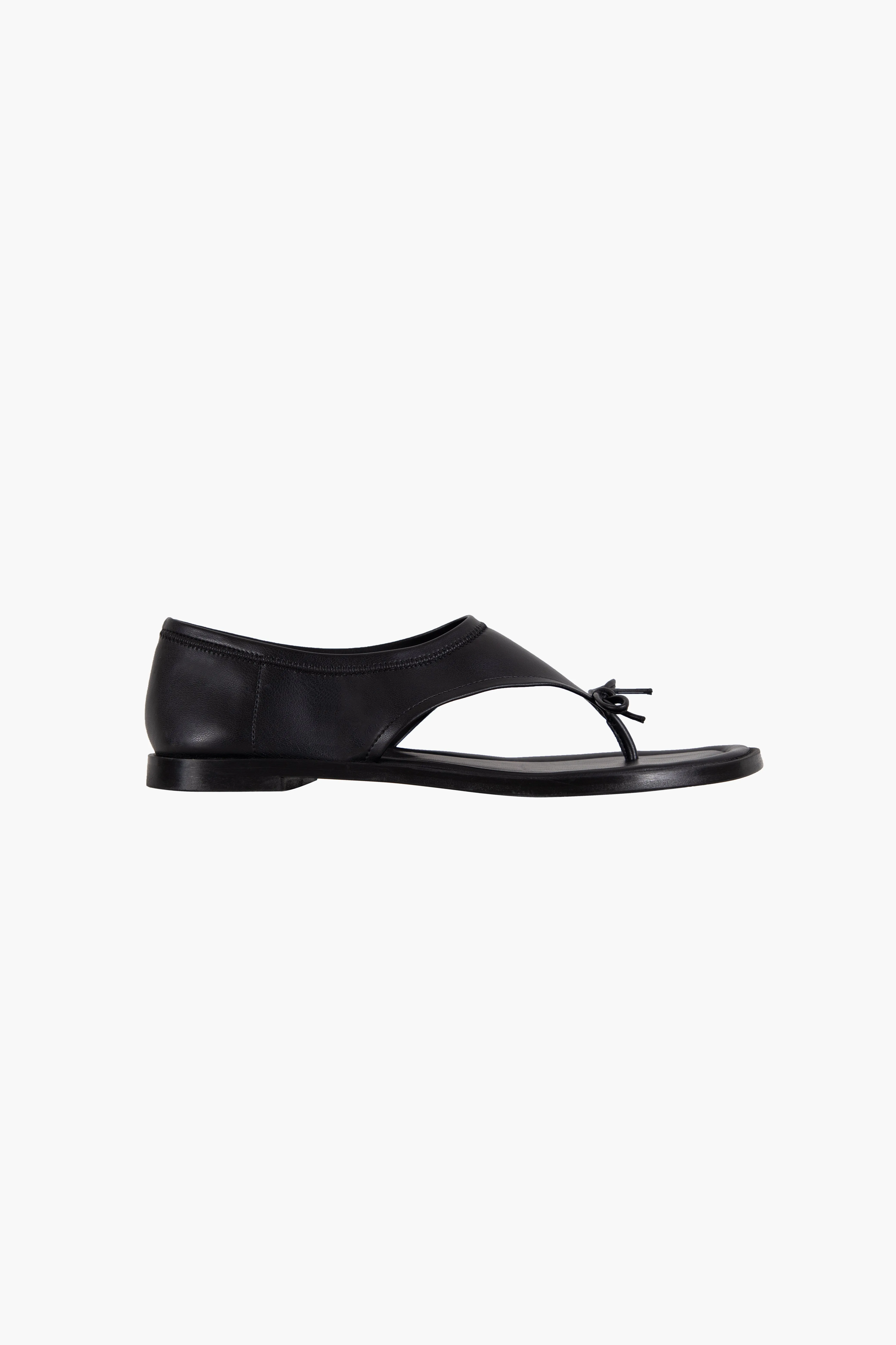 CLARK SANDAL IN BLACK NAPPA sold by Sandy Liang