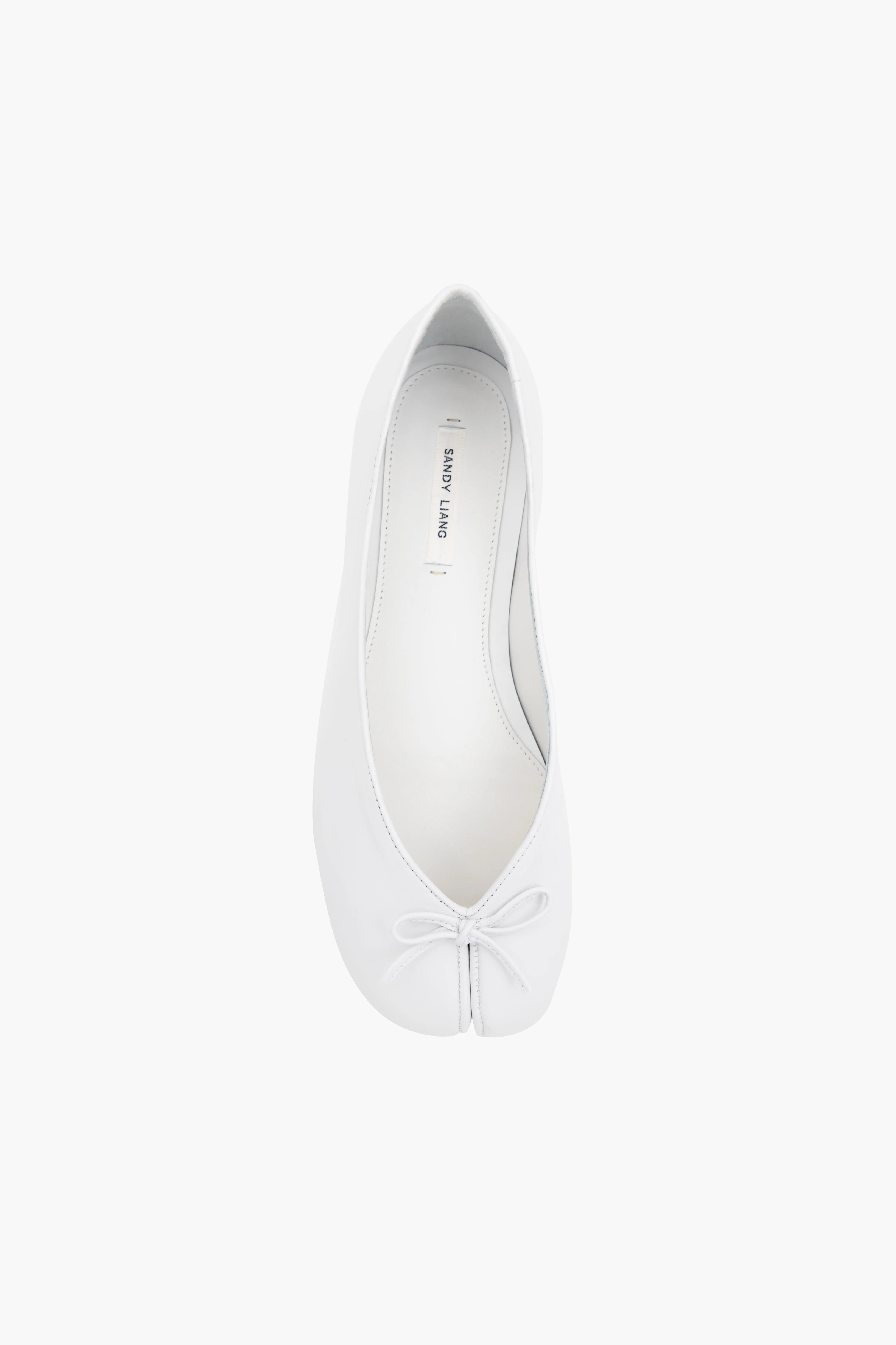 TOE BALLERINA IN WHITE NAPPA sold by Sandy Liang product image thumbnail 2