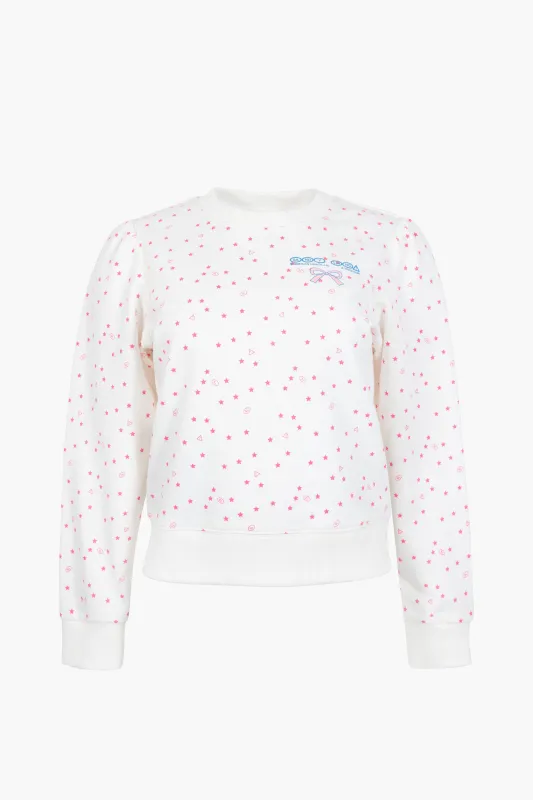 POLKA SWEATSHIRT made by Sandy Liang