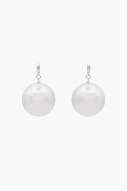 BUBBLEGUM PEARL EARRINGS made by Sandy Liang