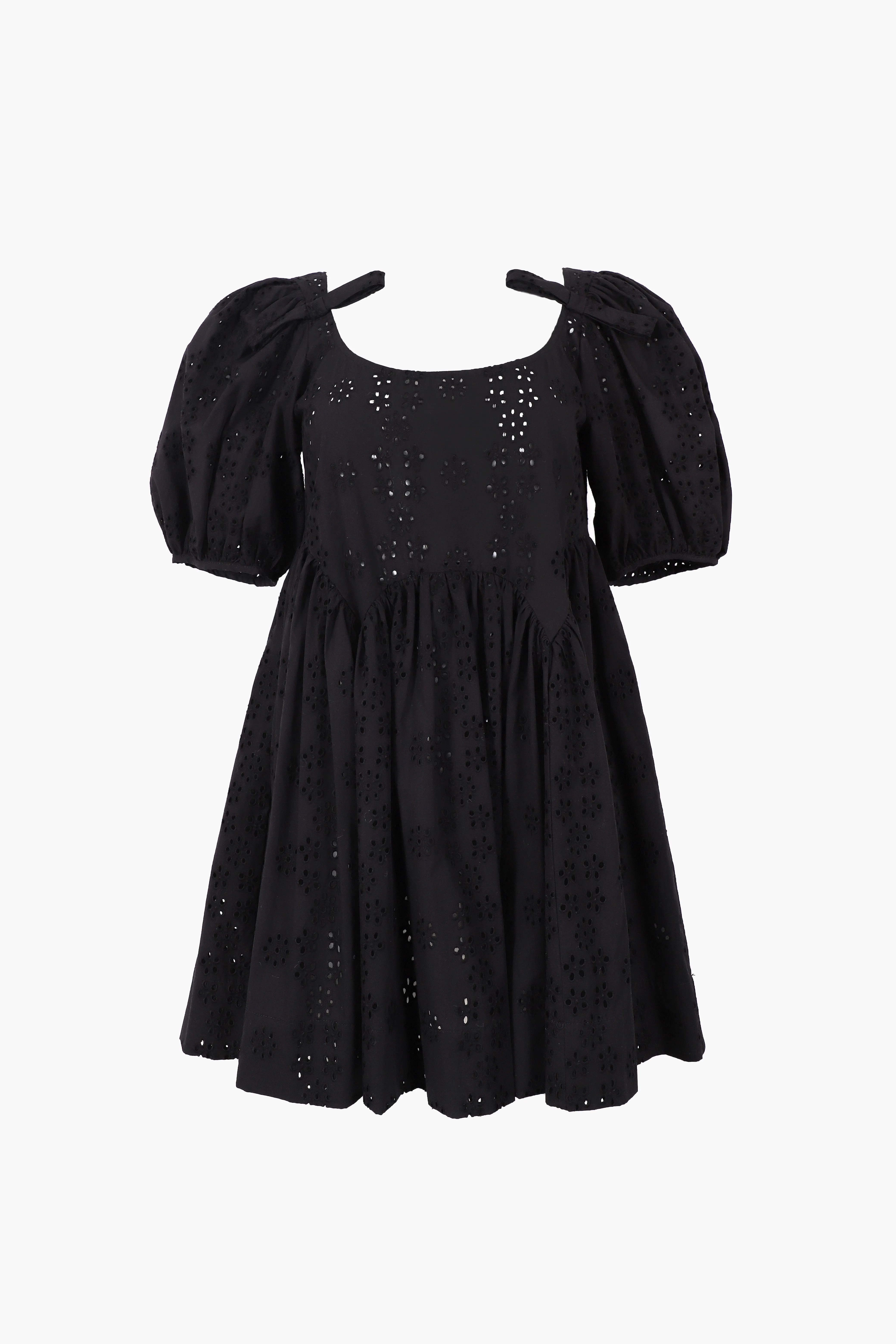 HUGO DRESS IN BLACK EYELET sold by Sandy Liang
