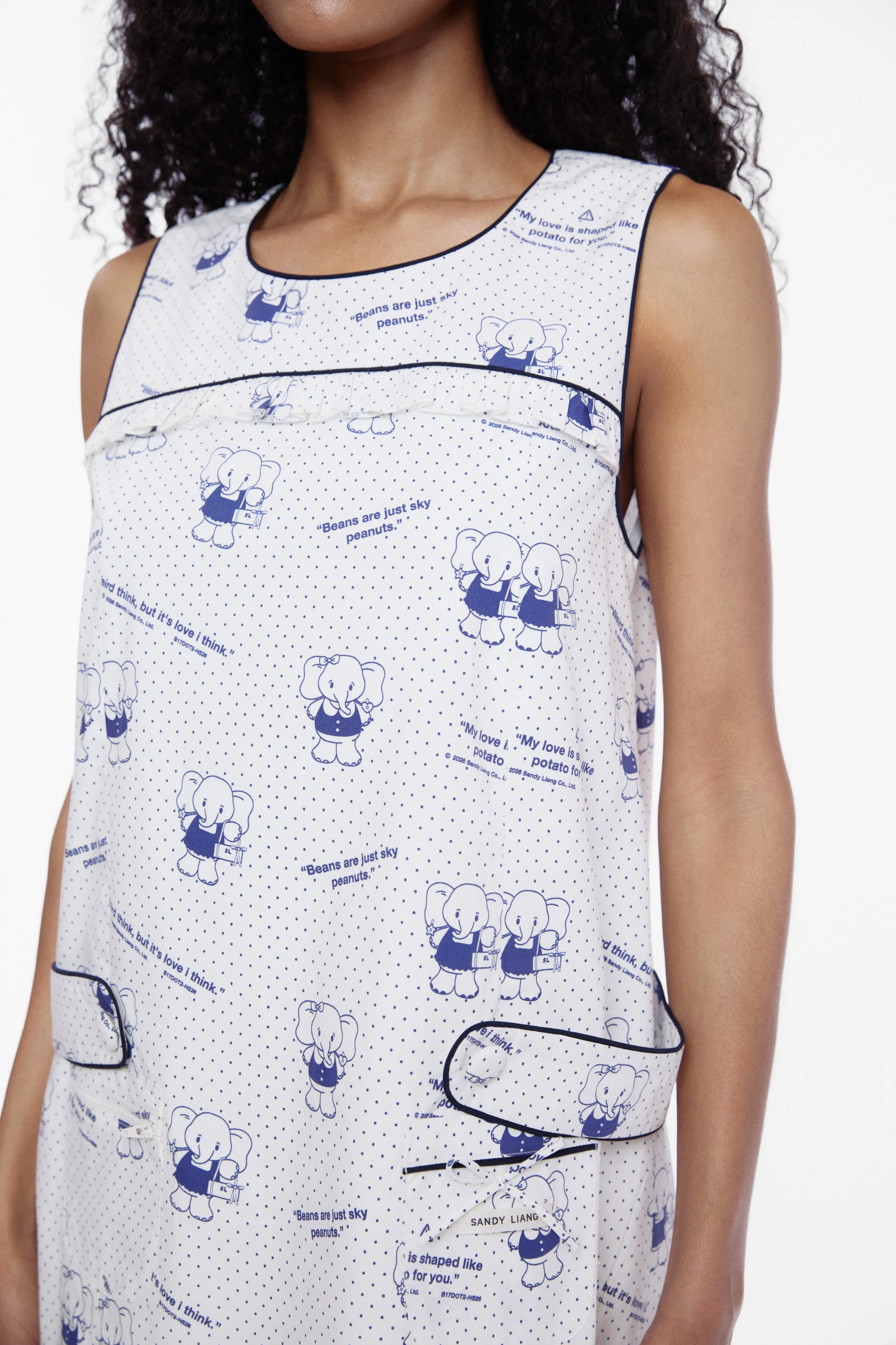YOLKY DRESS sold by Sandy Liang product image thumbnail 4