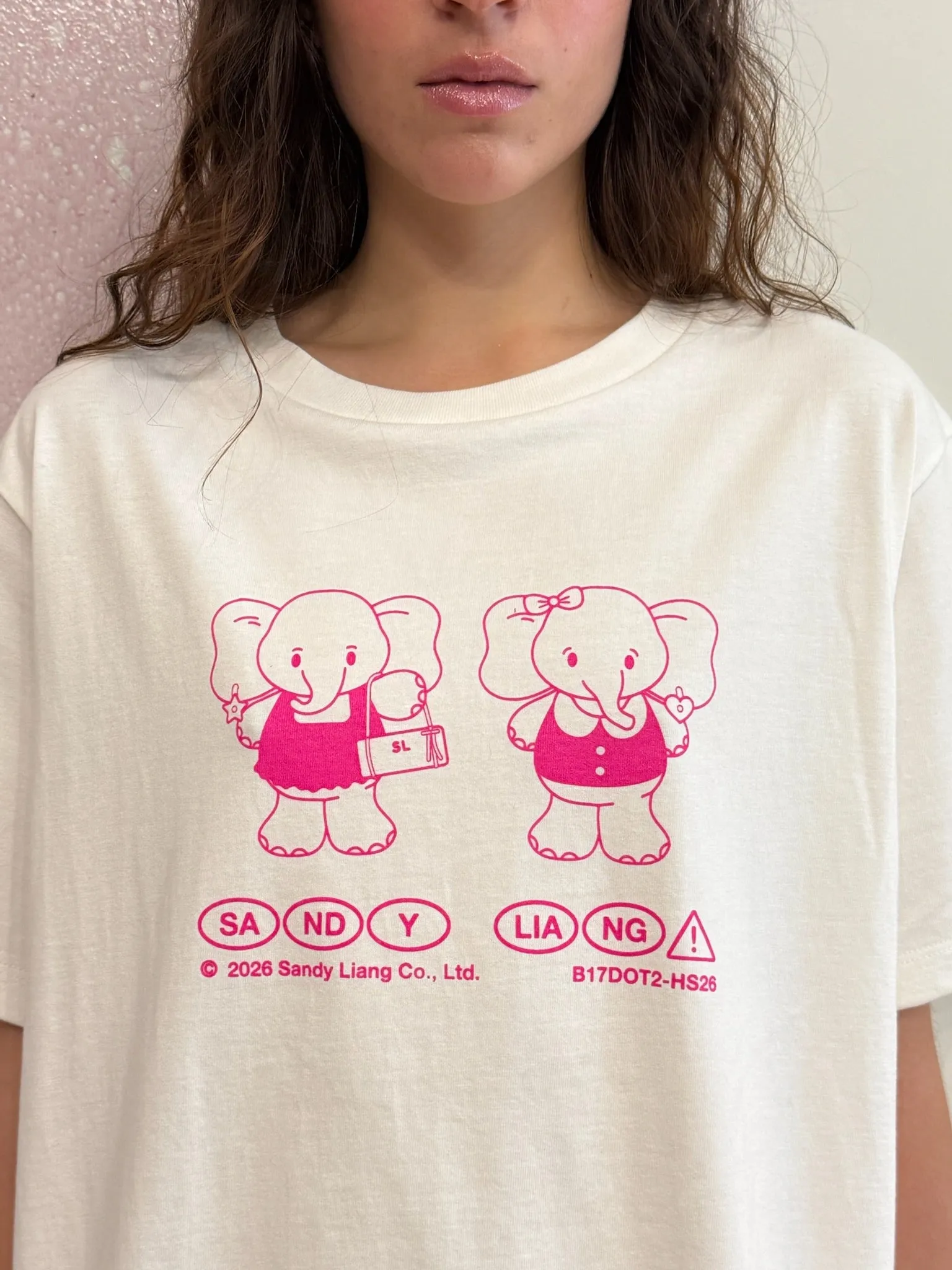 PEANUT BOXY TEE sold by Sandy Liang product image thumbnail 2