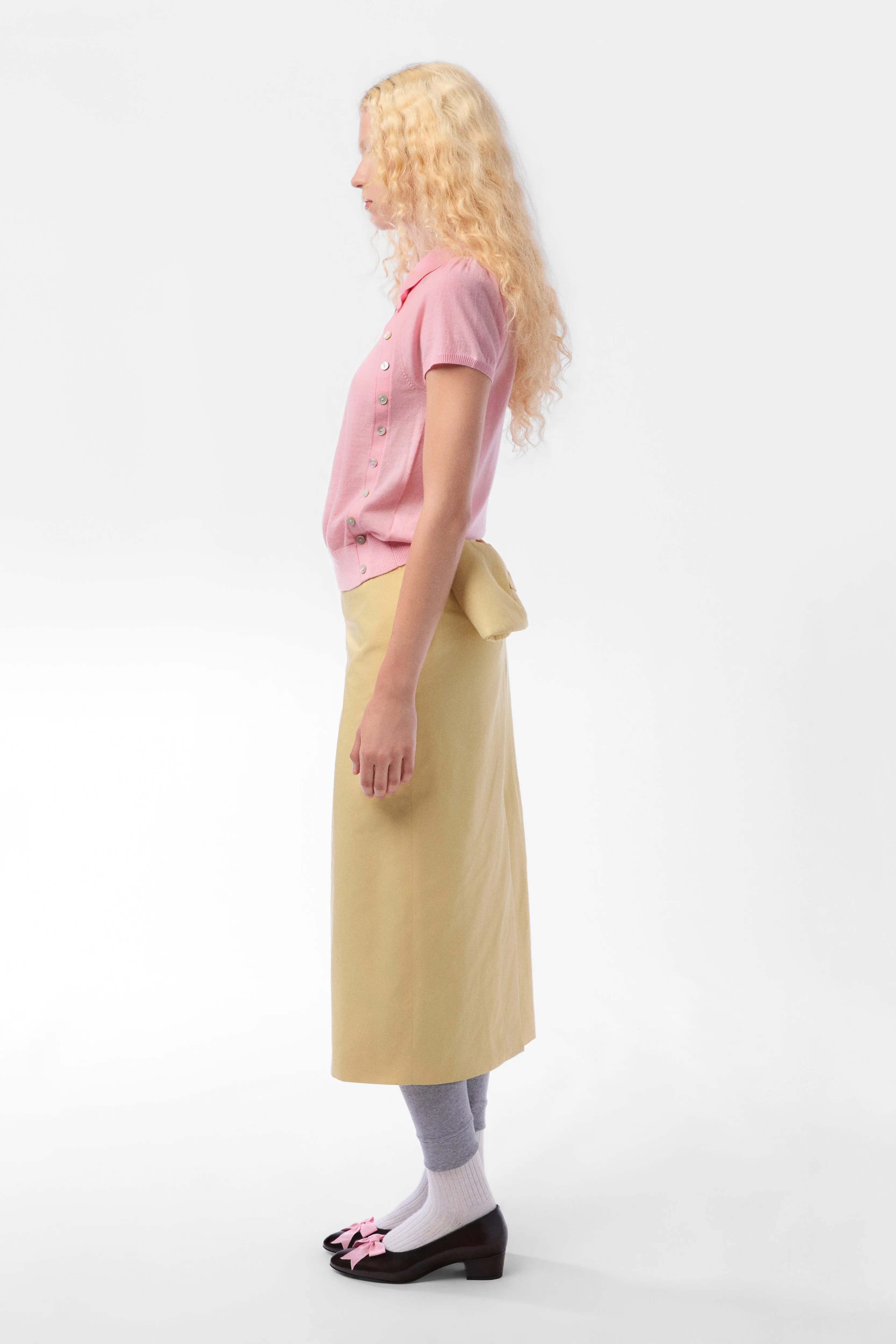 BIRDIE SWEATER IN PINK sold by Sandy Liang product image thumbnail 3