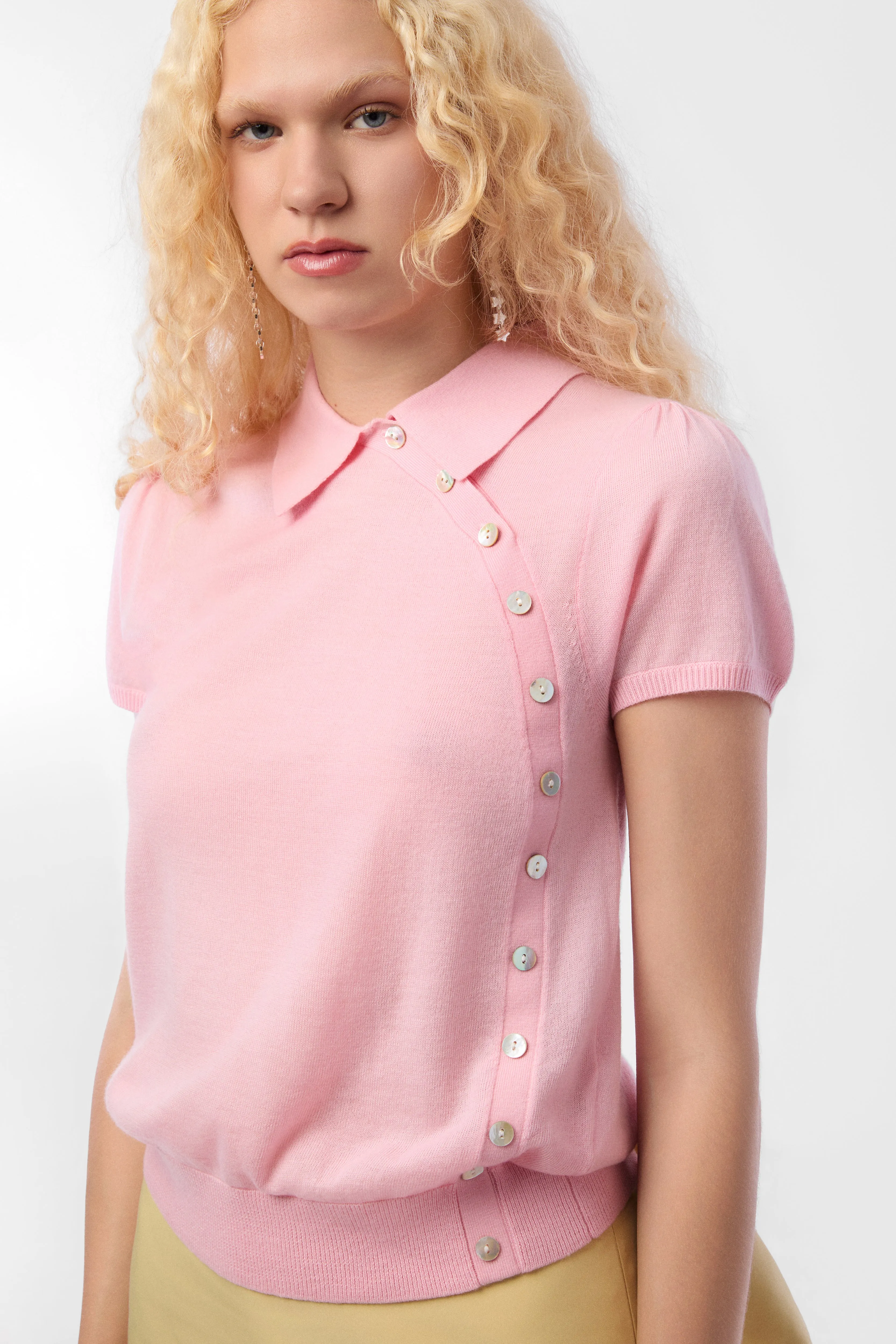 BIRDIE SWEATER IN PINK sold by Sandy Liang product image thumbnail 5