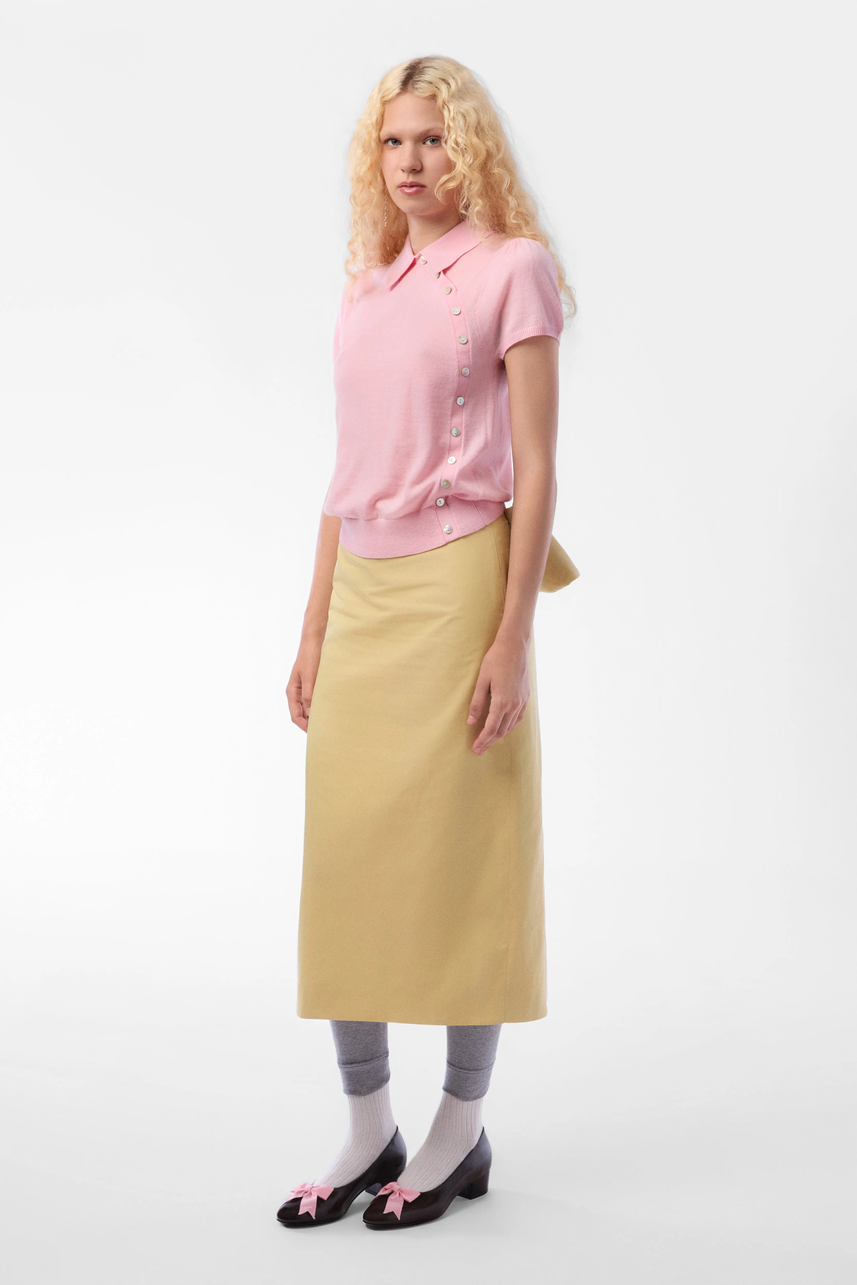 BIRDIE SWEATER IN PINK sold by Sandy Liang product image thumbnail 2