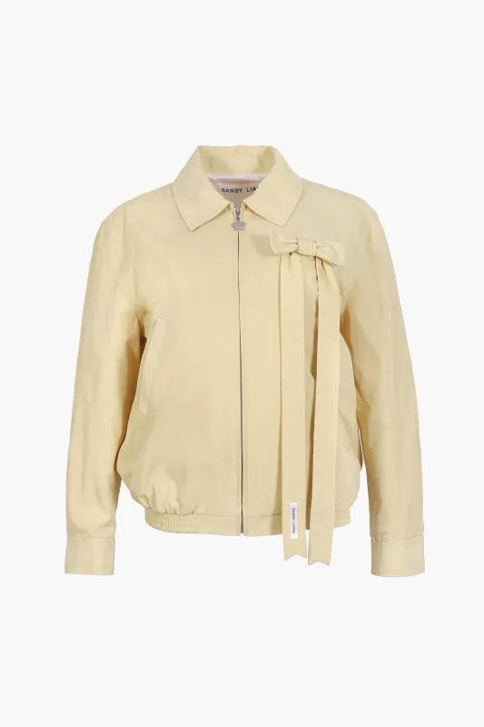 DARCY JACKET IN BUTTER made by Sandy Liang
