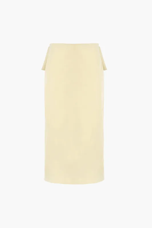 ENOKI SKIRT IN BUTTER made by Sandy Liang